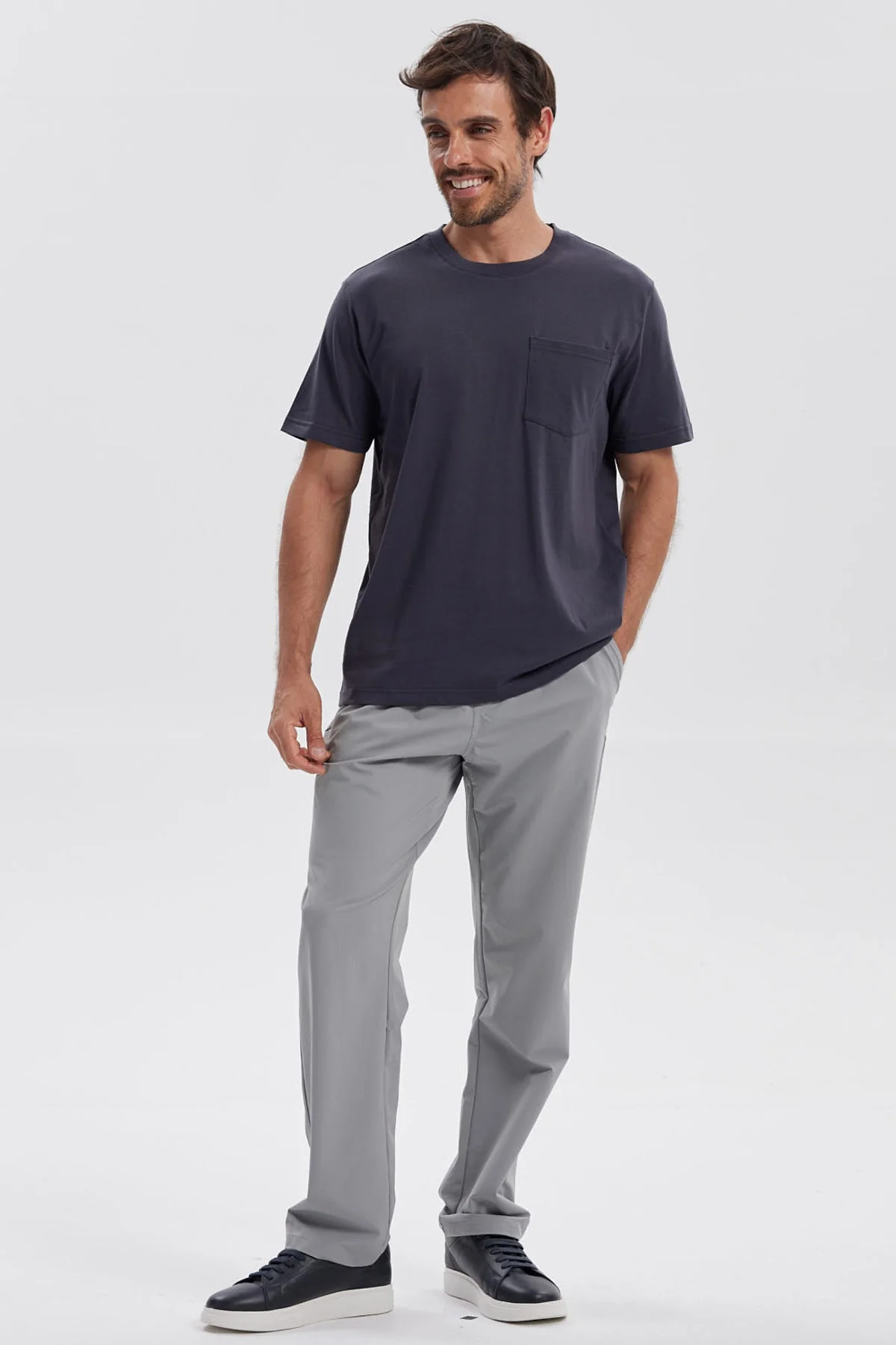 Polera Hombre Básica Con Bolsillo Marengo - Image 4