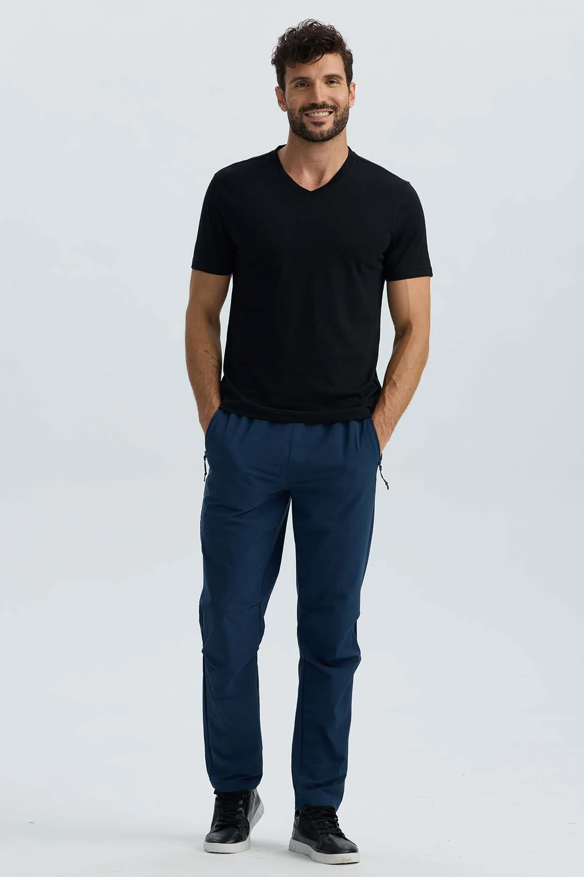 Polera Hombre Básica Negro - Image 4