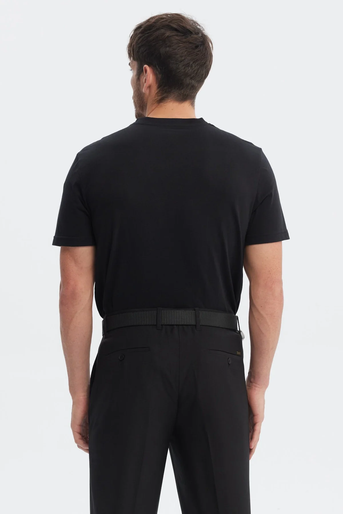 Polera Hombre Básica Negro - Image 3