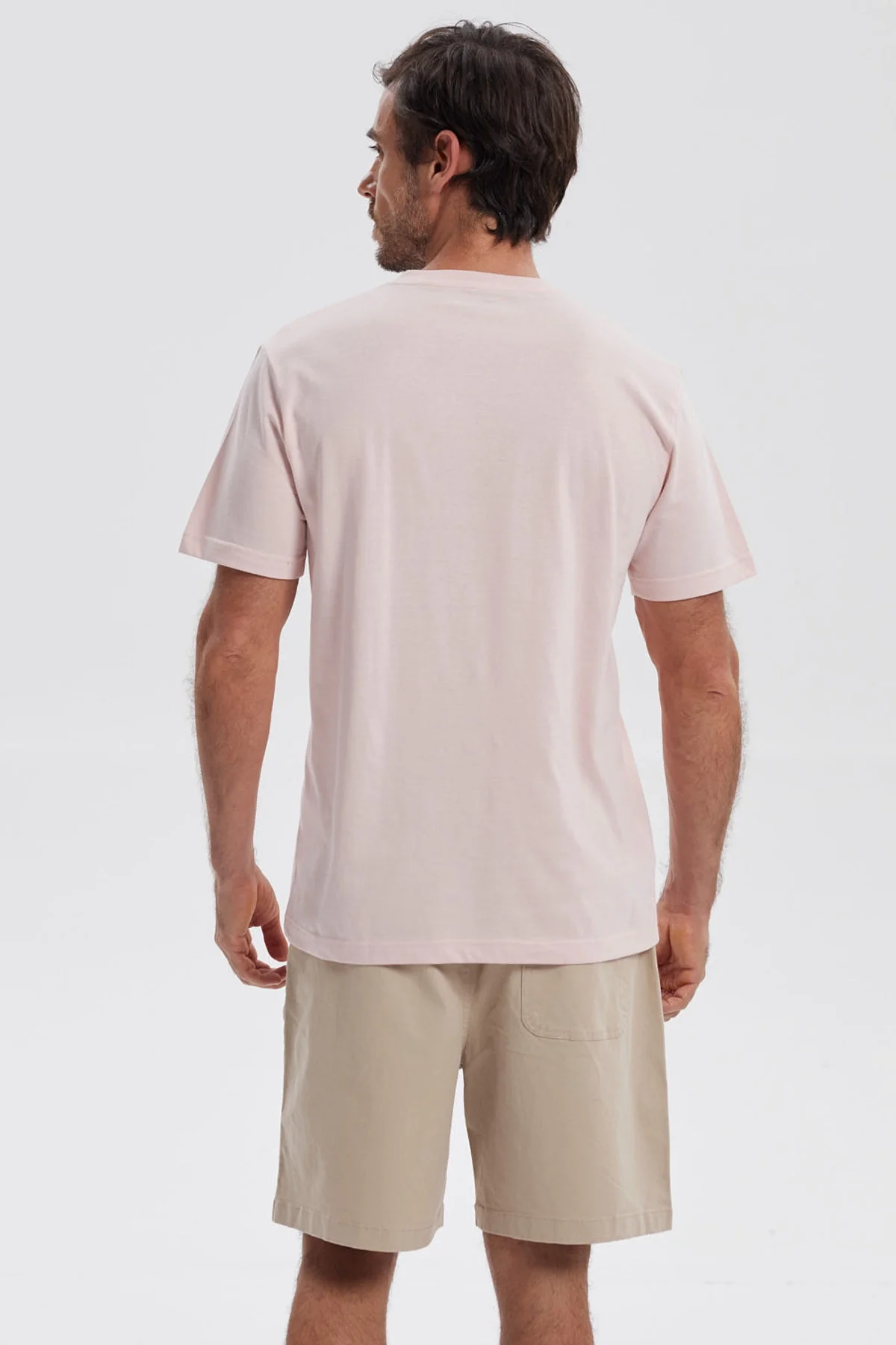 Polera Hombre Básica Rosado - Image 3
