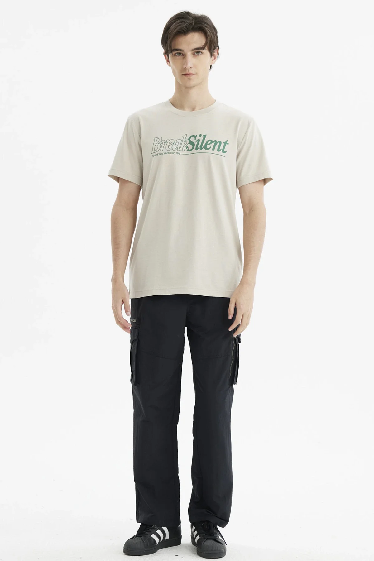 Polera Hombre Basket Beige - Image 4