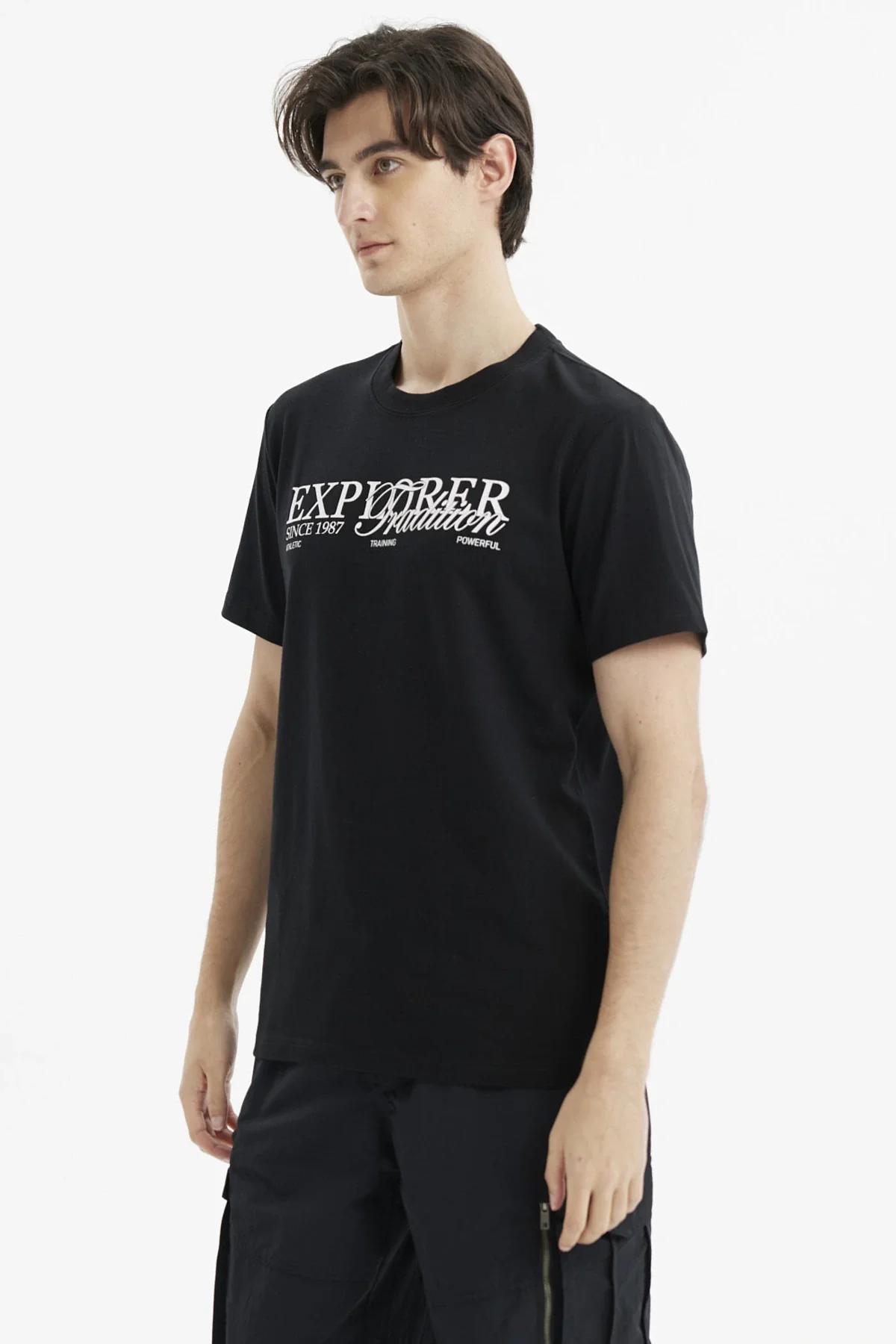 Polera Hombre Basket Negro - Image 2