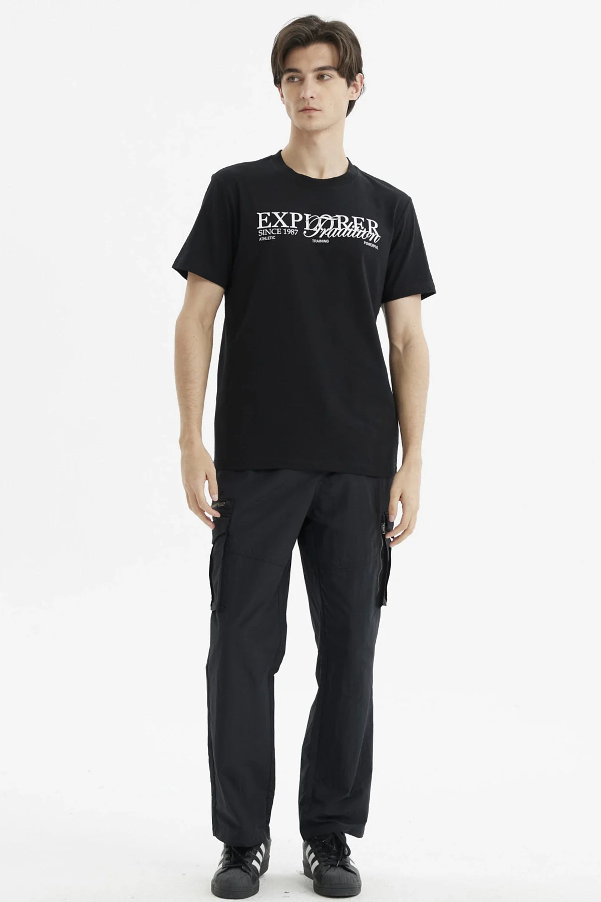 Polera Hombre Basket Negro - Image 4