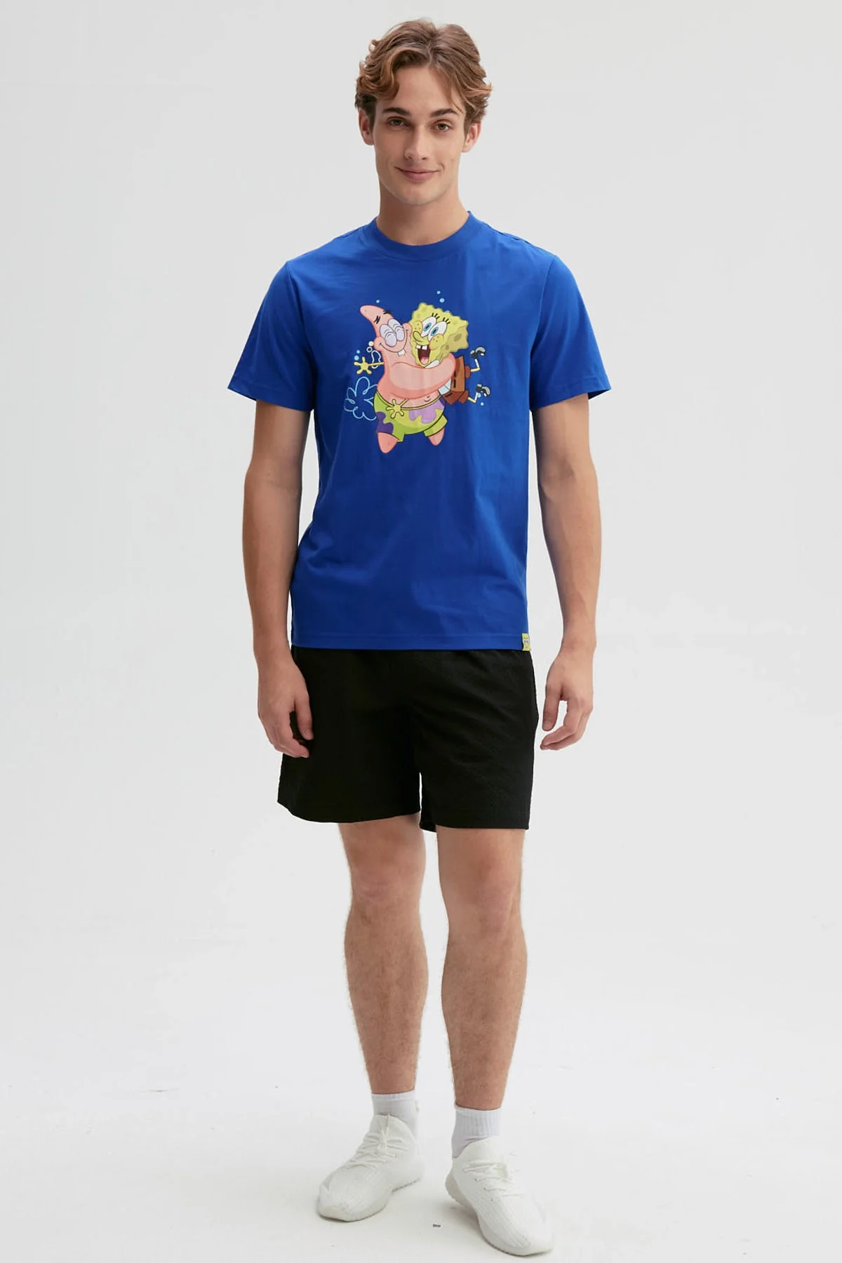 Polera Hombre Bob Esponja Azulino - Image 4