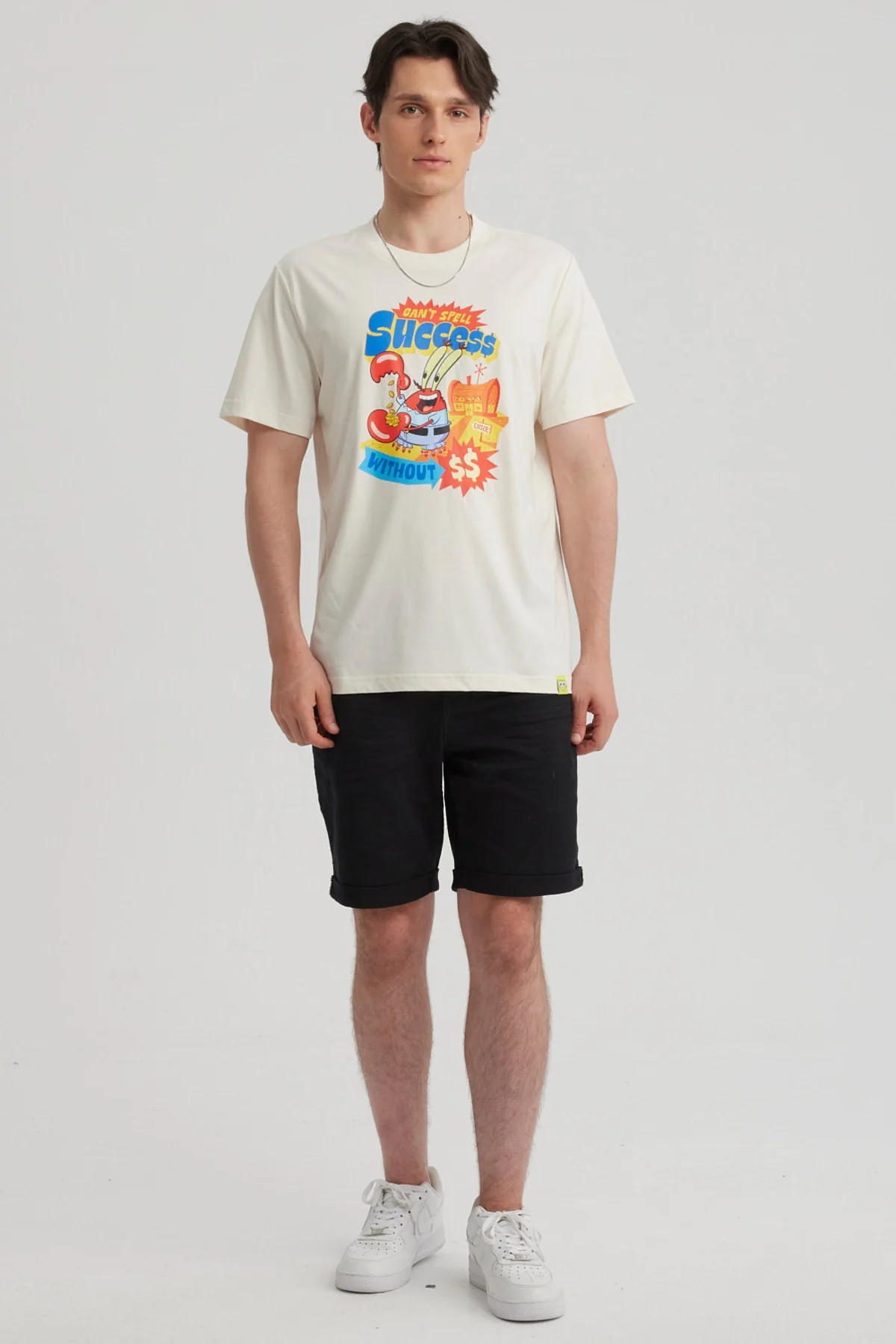 Polera Hombre Bob Esponja Beige - Image 4