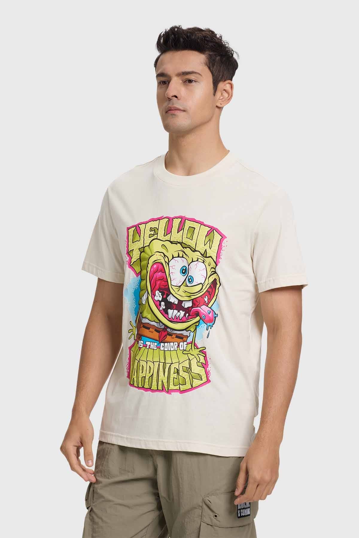 Polera Hombre Bob Esponja Crudo - Image 2