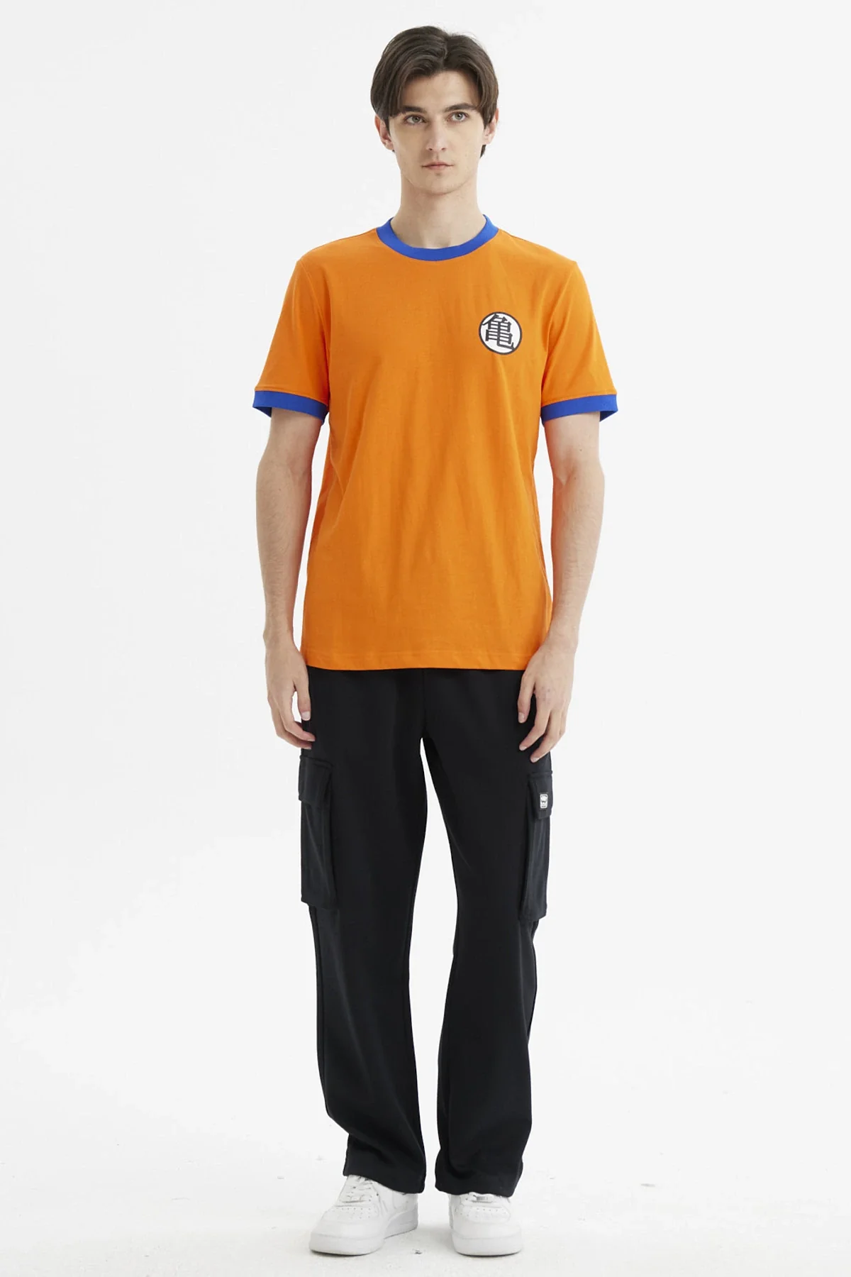 Polera Hombre Dragon Ball Naranjo - Image 4