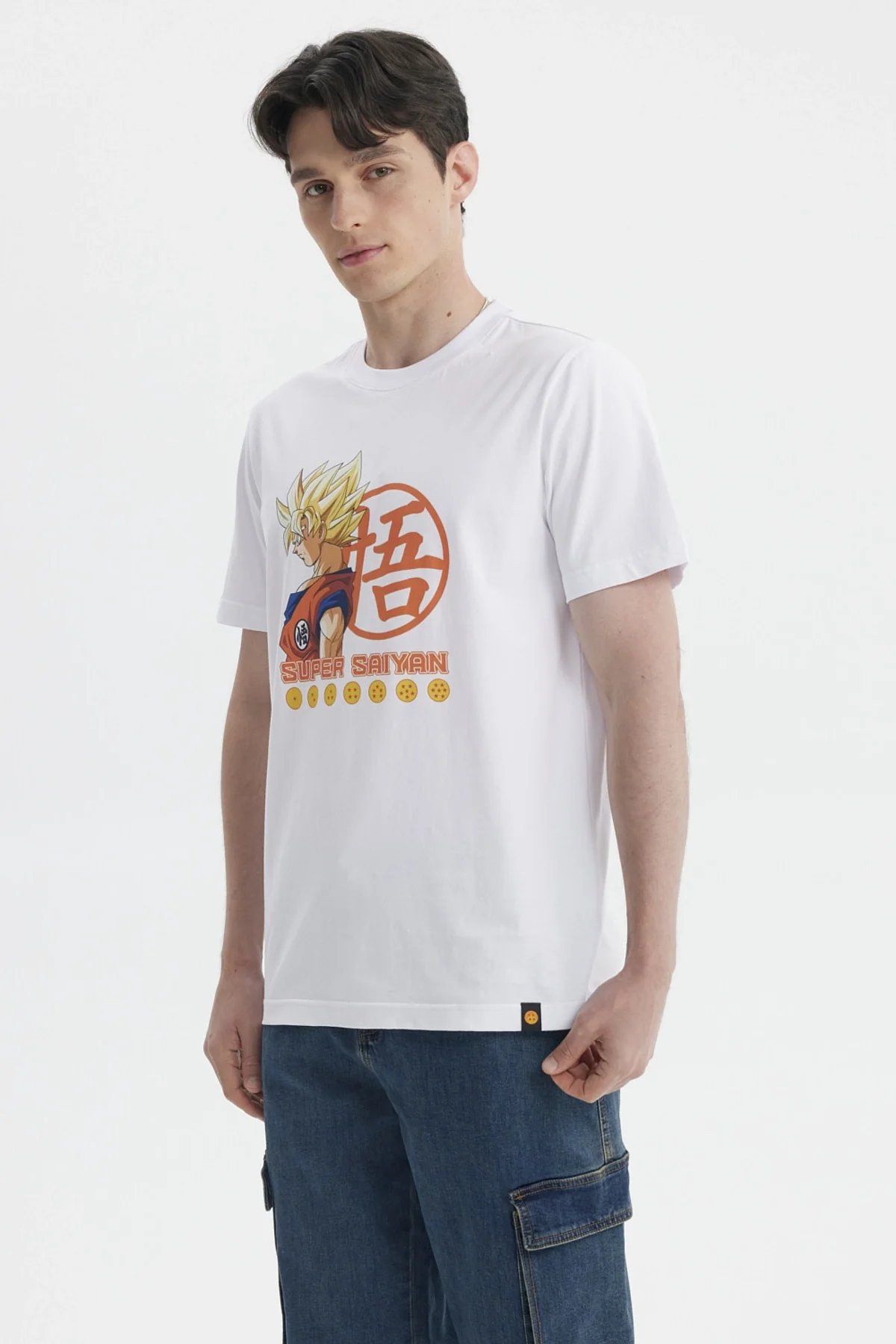 Polera Hombre Dragon Blanco - Image 2
