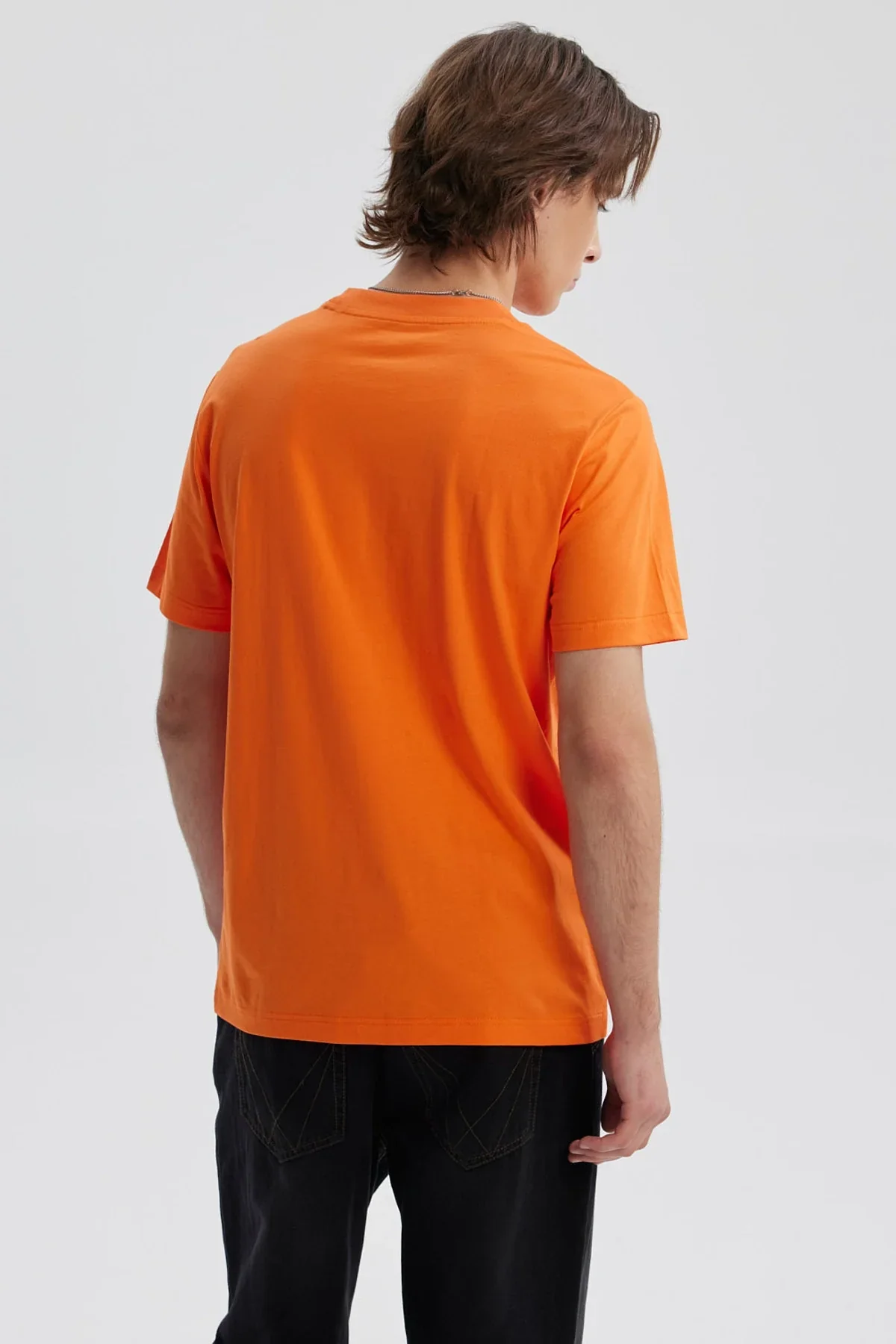 Polera Hombre Dragon Naranjo - Image 3
