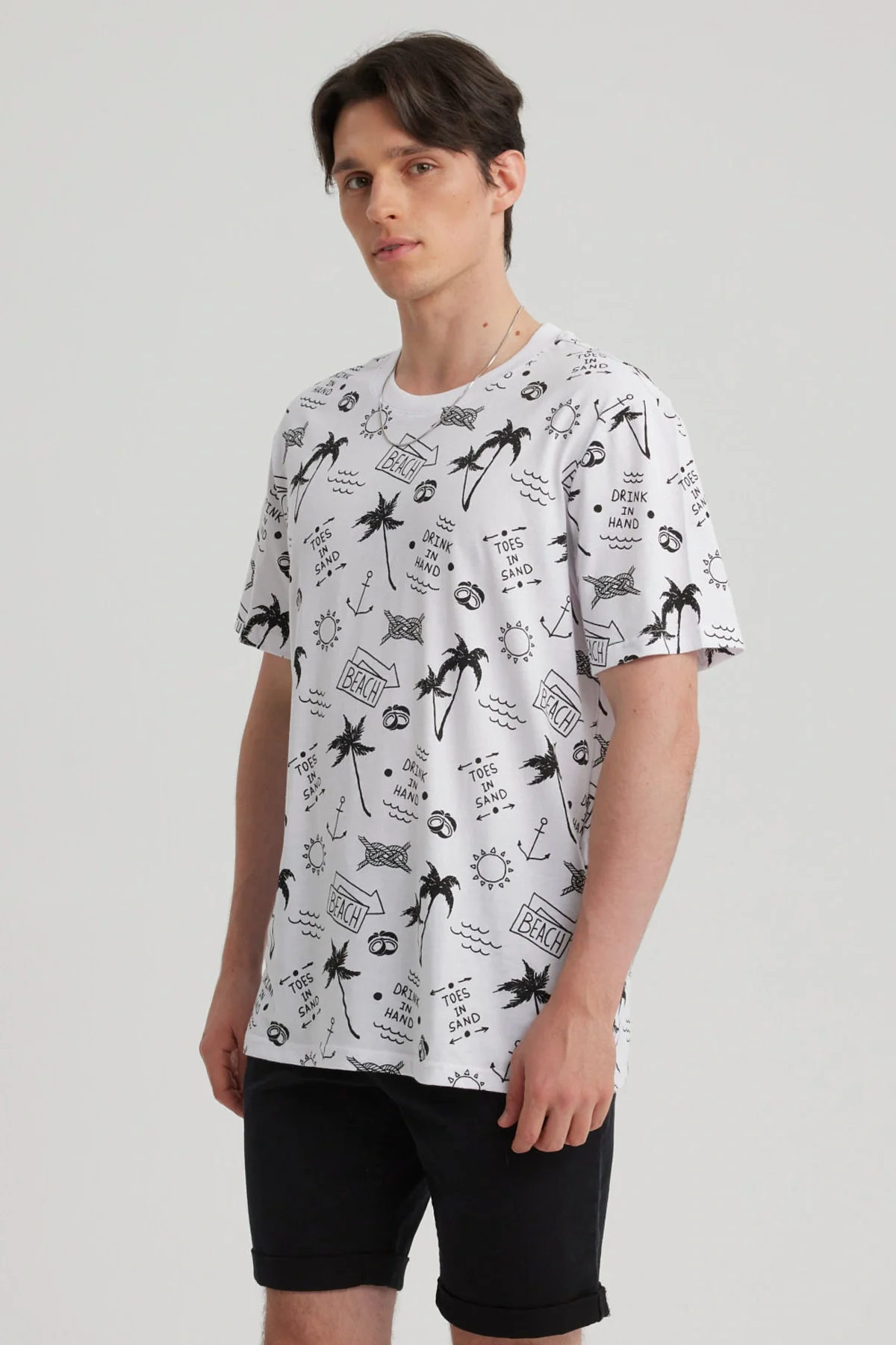 Polera Hombre Full Rapport Blanco - Image 2