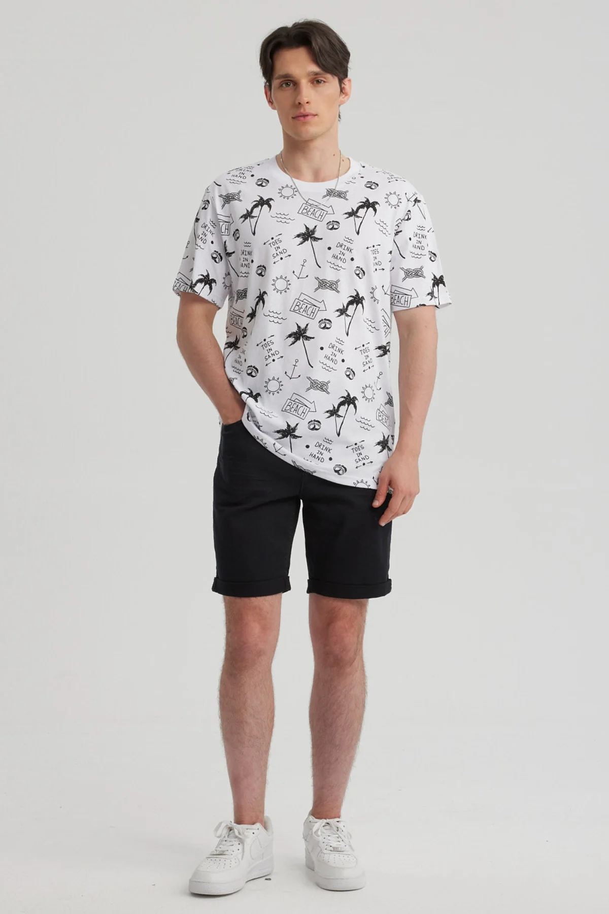Polera Hombre Full Rapport Blanco - Image 4