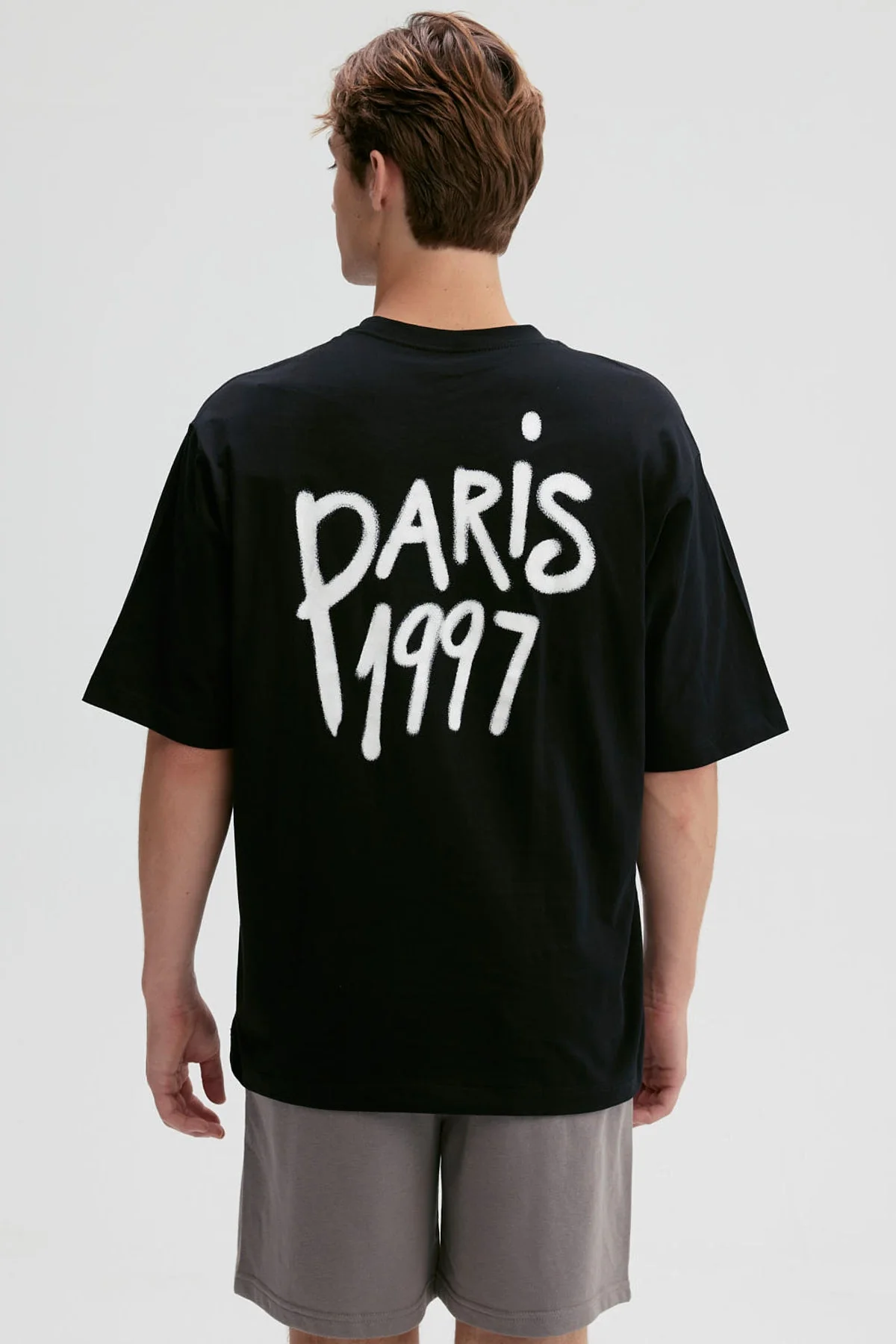 Polera Hombre Graffiti City Negro - Image 2