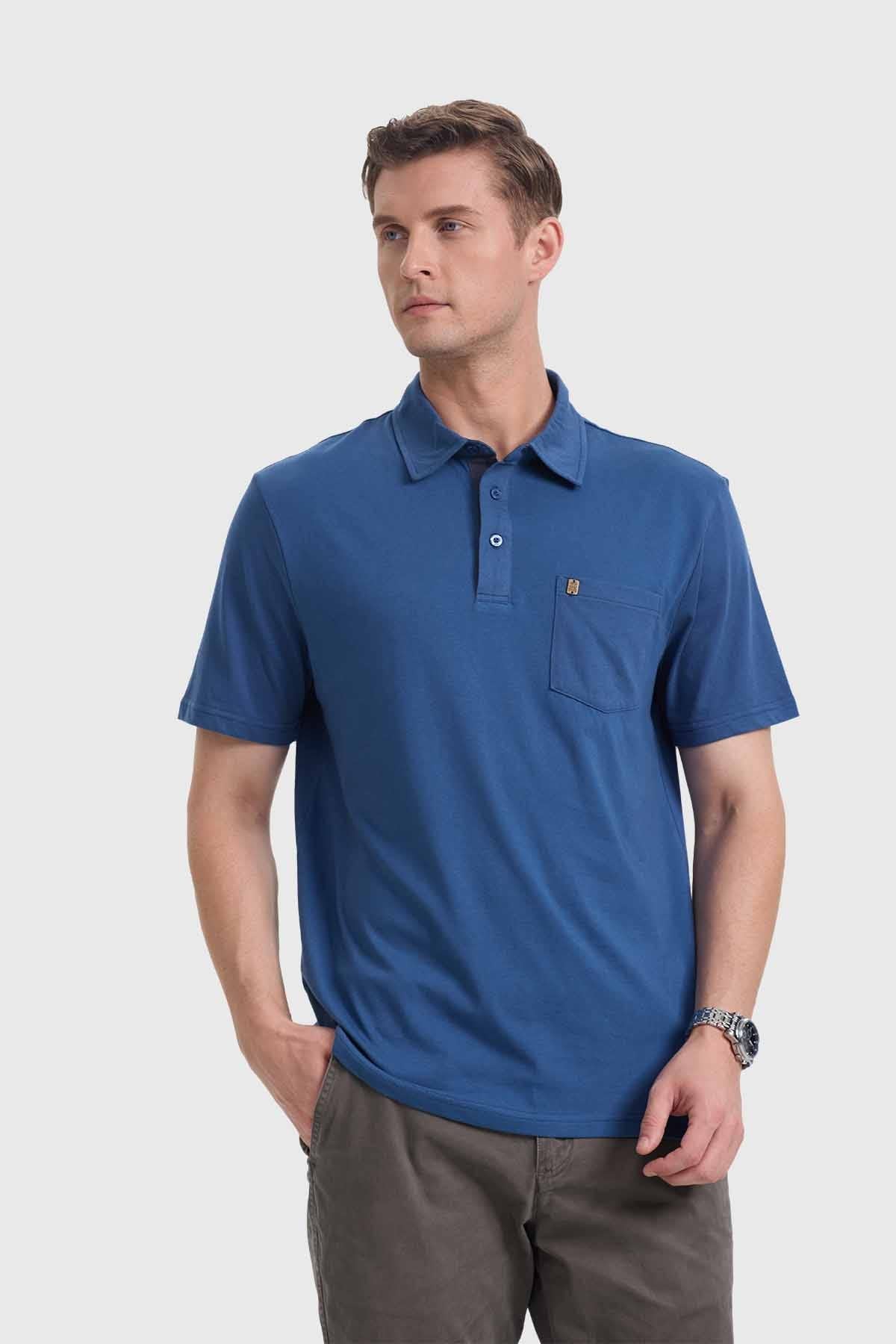 Polera Hombre Azul - Image 2