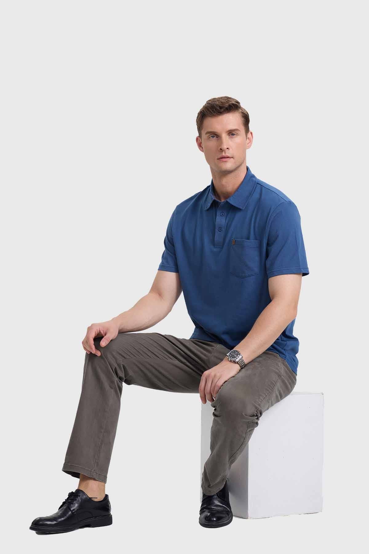 Polera Hombre Azul - Image 4