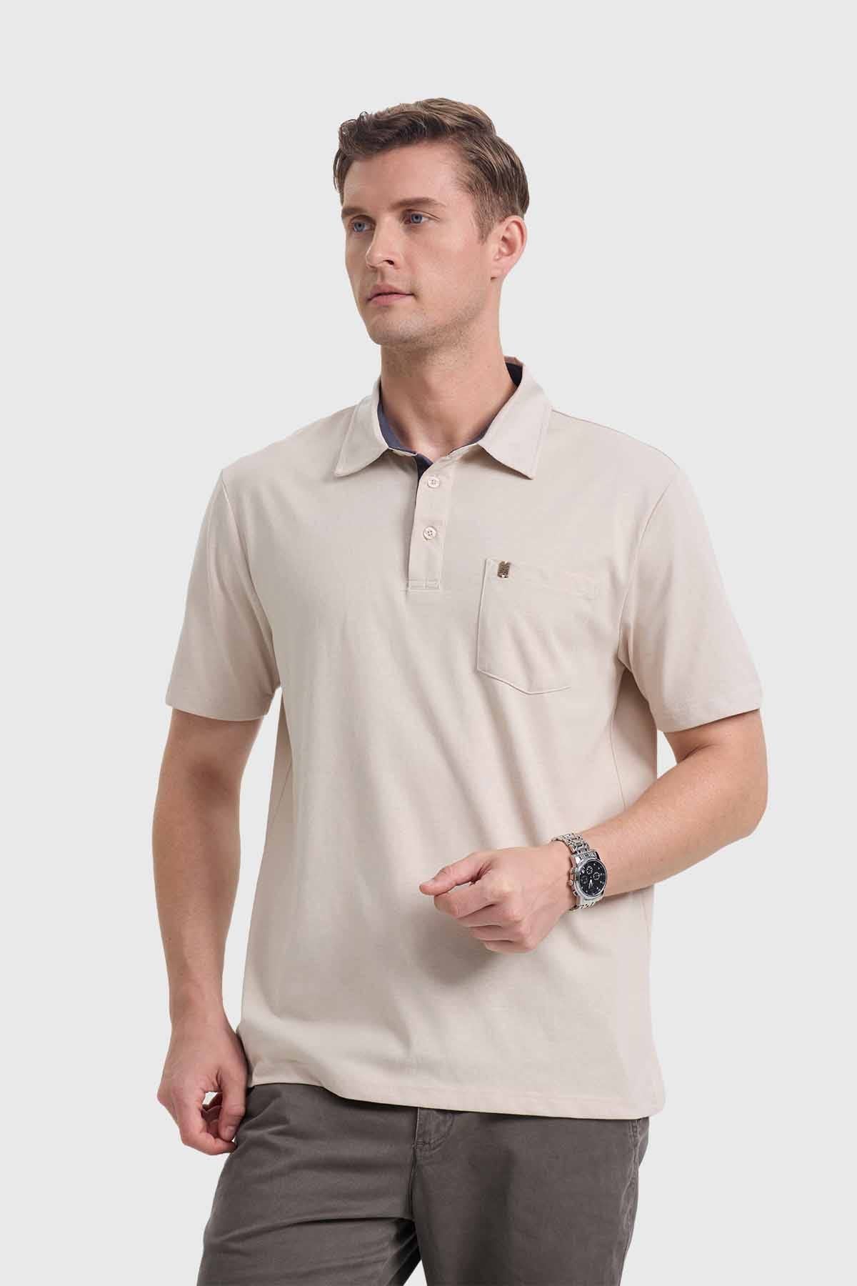 Polera Hombre Beige - Image 2