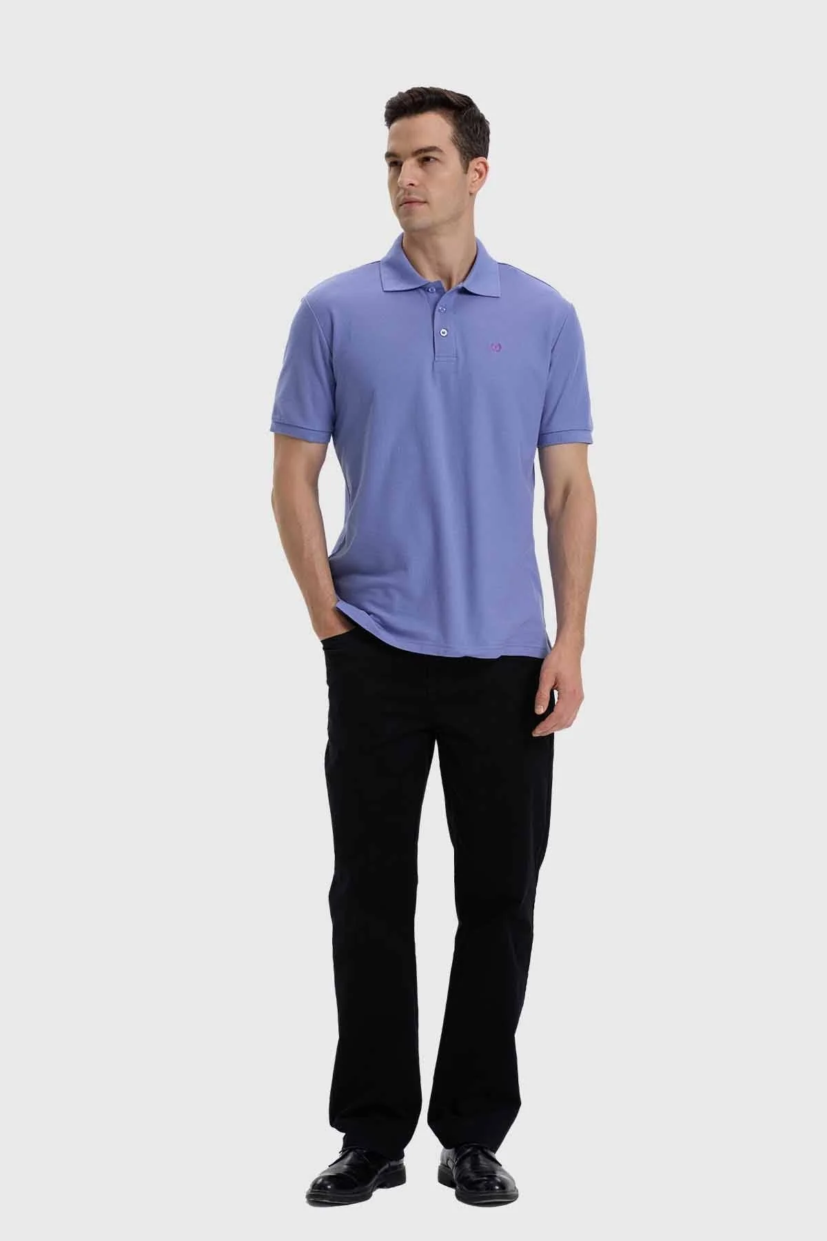 Polera Hombre Con Logo Lavanda - Image 4