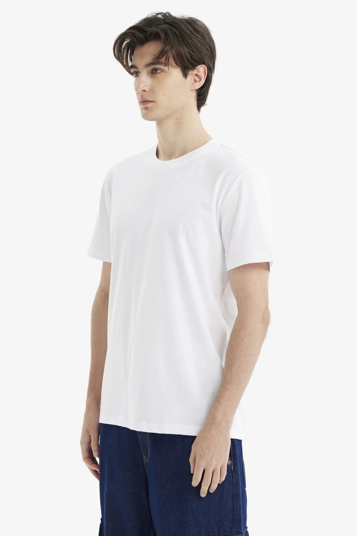 Polera Hombre Long Fit Básica Blanco - Image 2