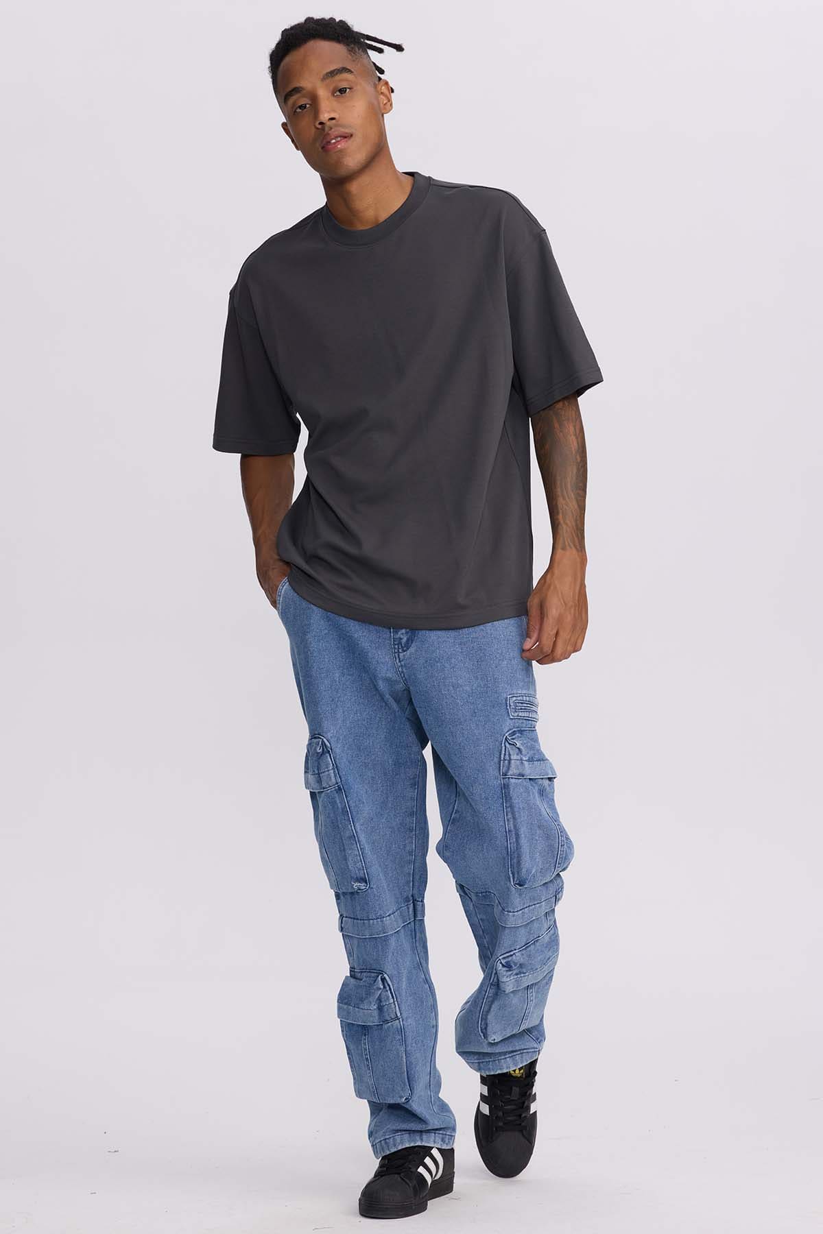 Polera Hombre Loose Fit Marengo - Image 4