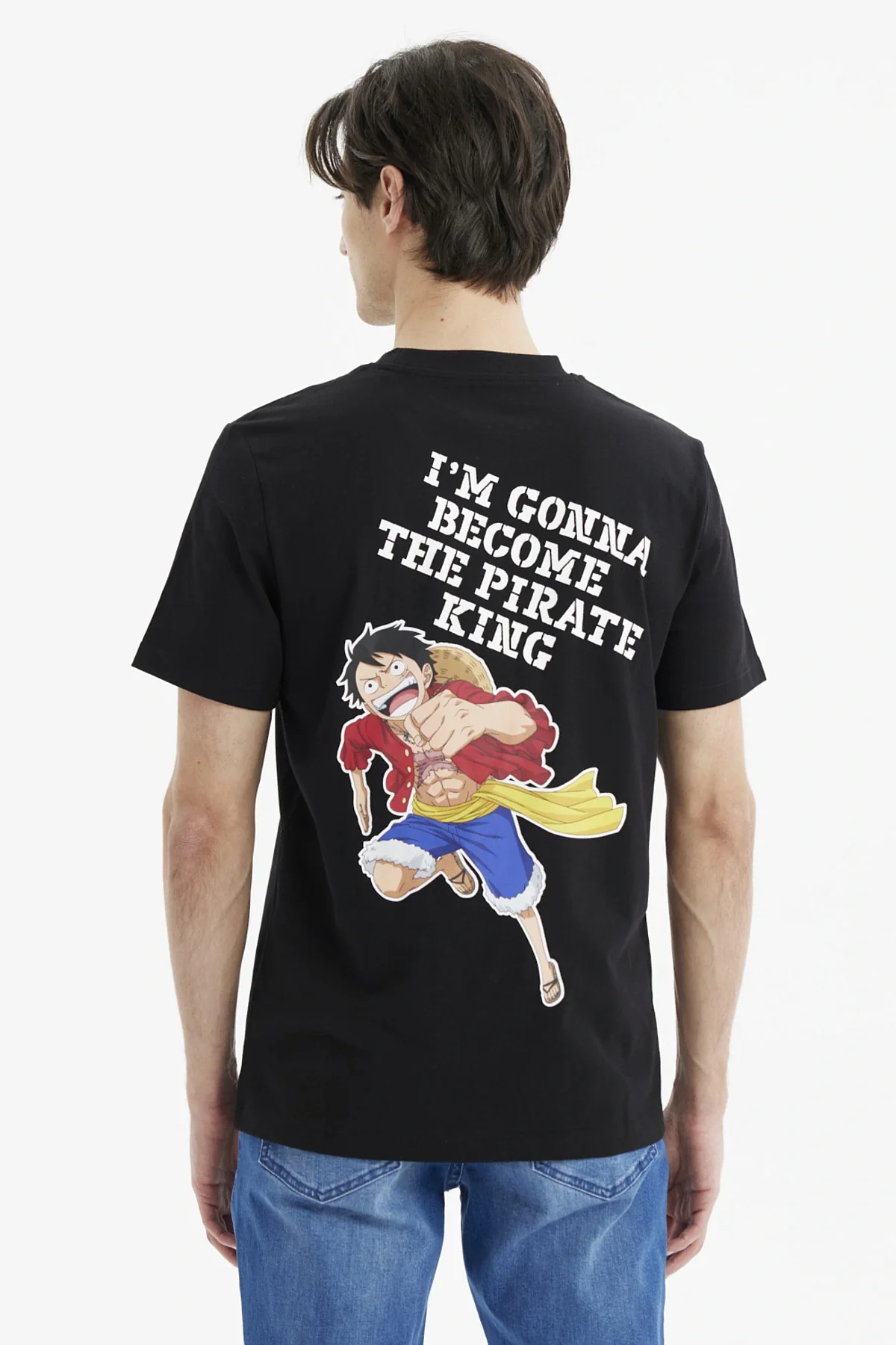 Polera Hombre One Piece Negro - Image 2