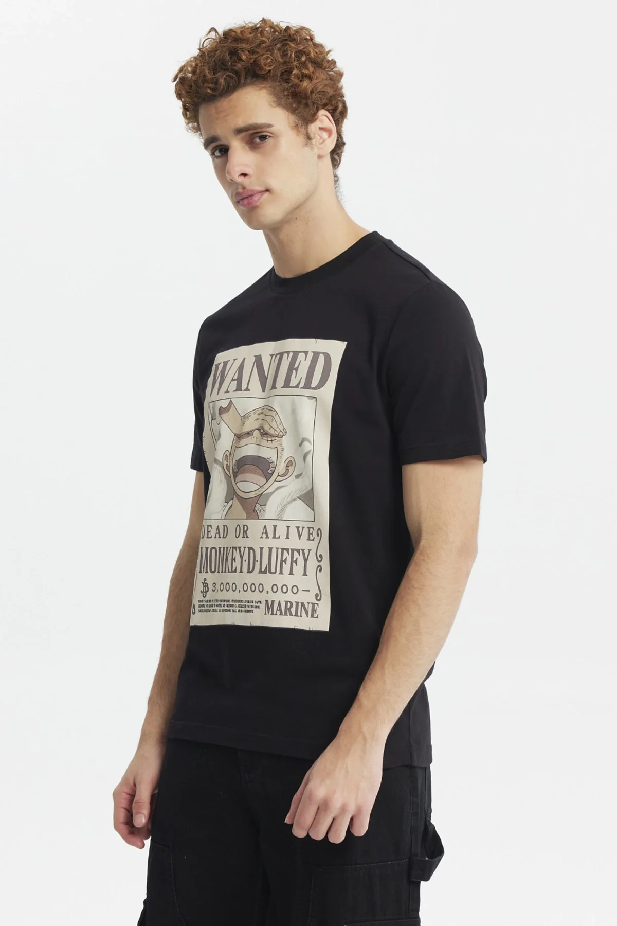 Polera Hombre One Piece Negro - Image 2