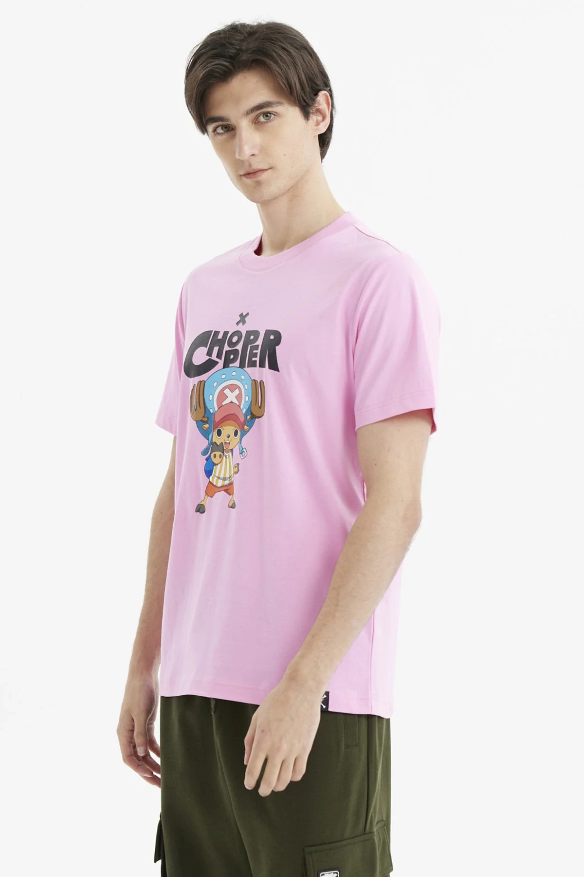 Polera Hombre One Piece Rosado - Image 2