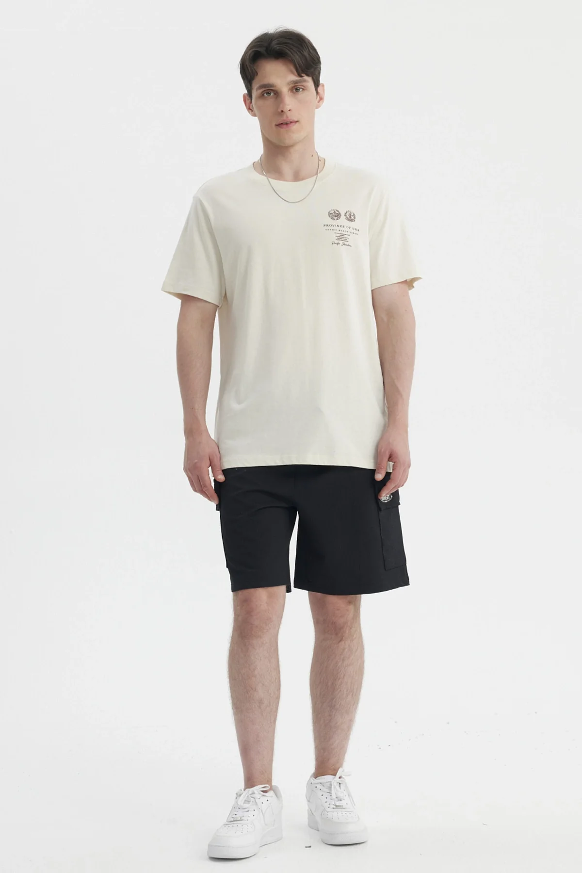 Polera Hombre Oversize Beige - Image 4