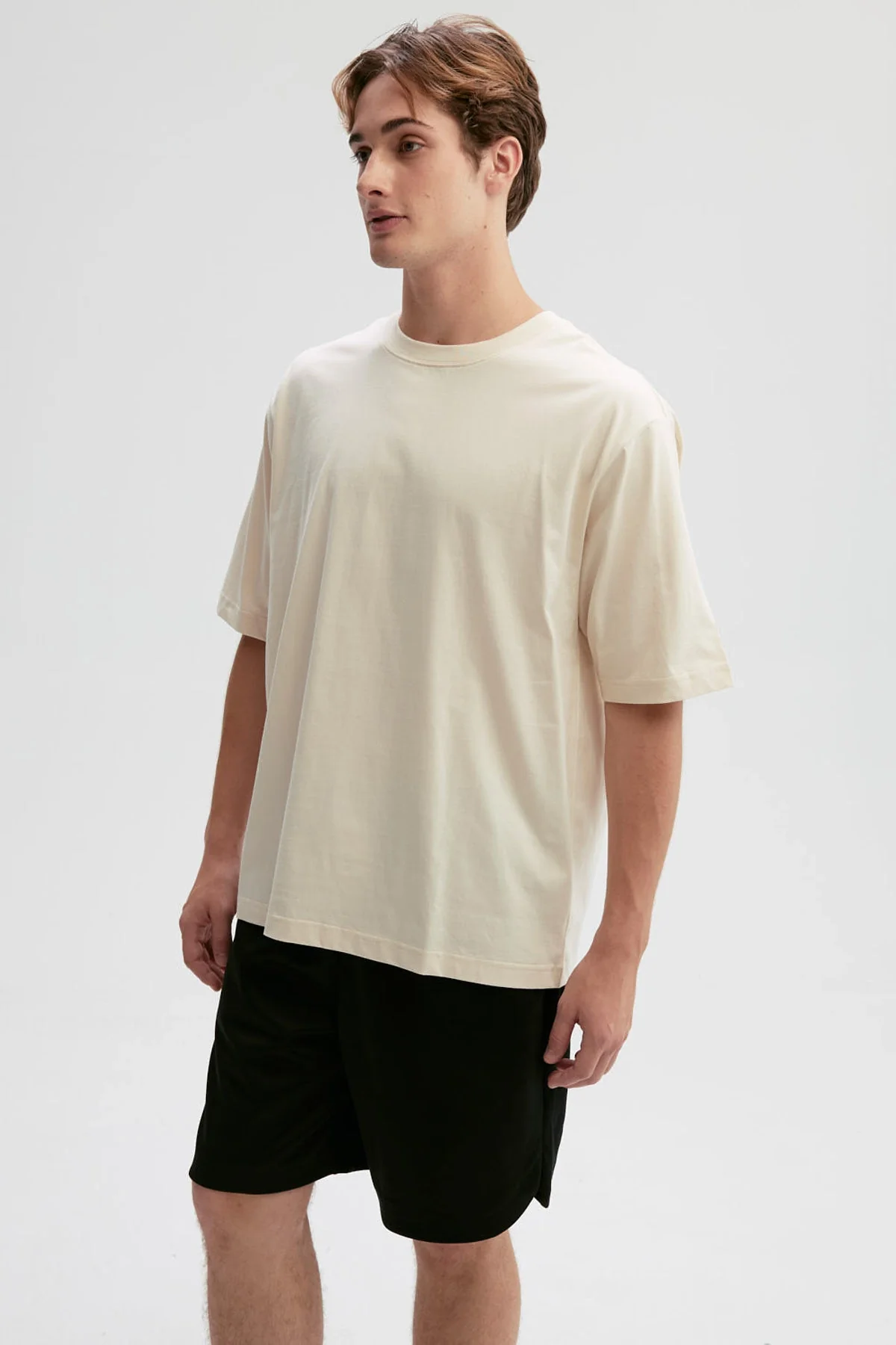 Polera Hombre Oversize Beige - Image 2