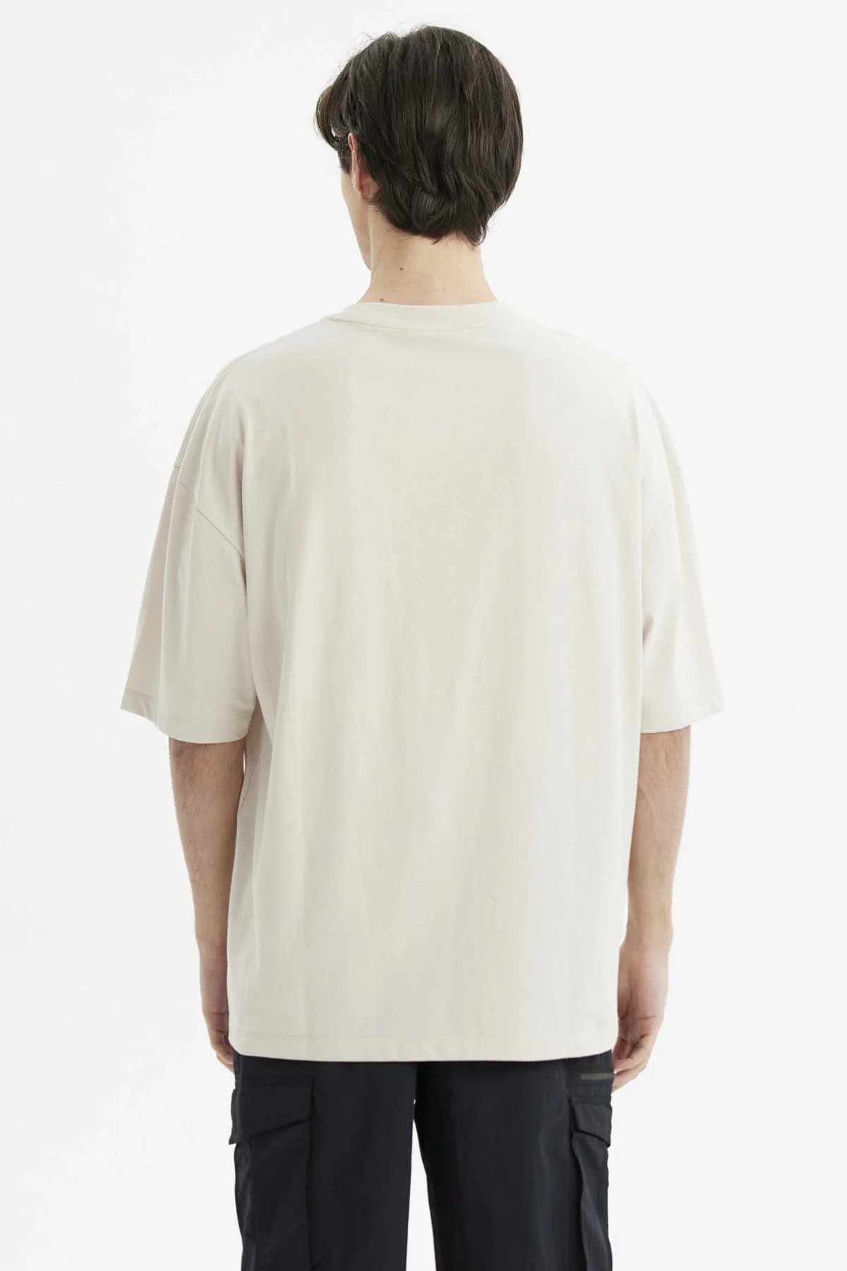 Polera Hombre Oversize Beige - Image 3