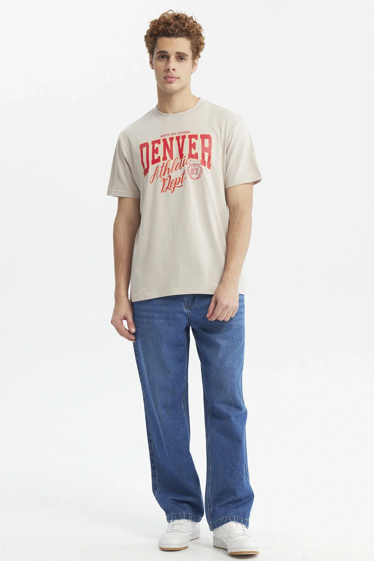 Polera Hombre Oversize Beige - Image 4