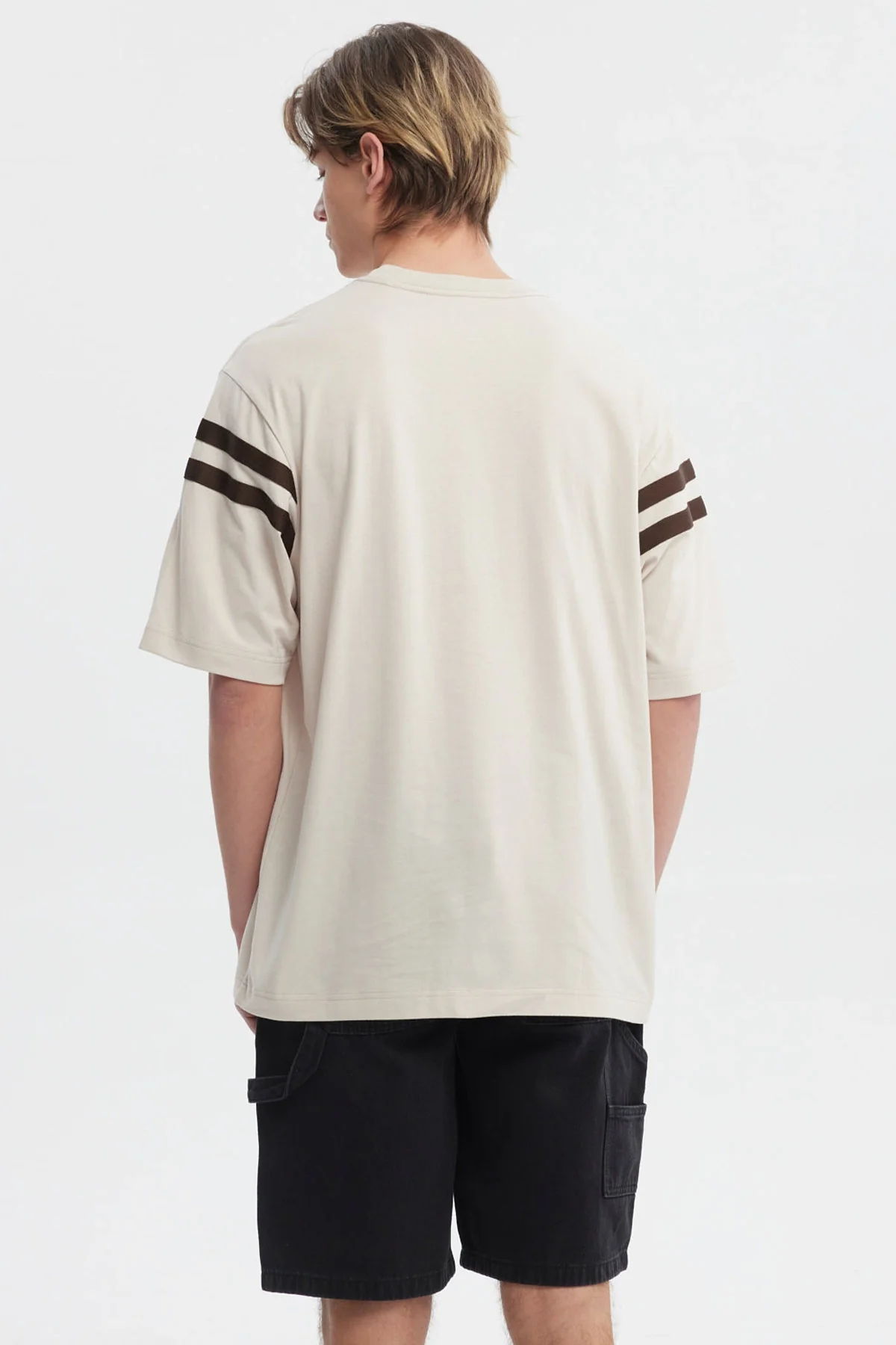 Polera Hombre Oversize Beige - Image 3