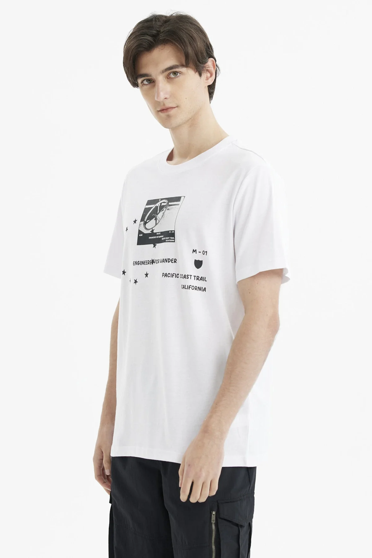 Polera Hombre Oversize Blanco - Image 2