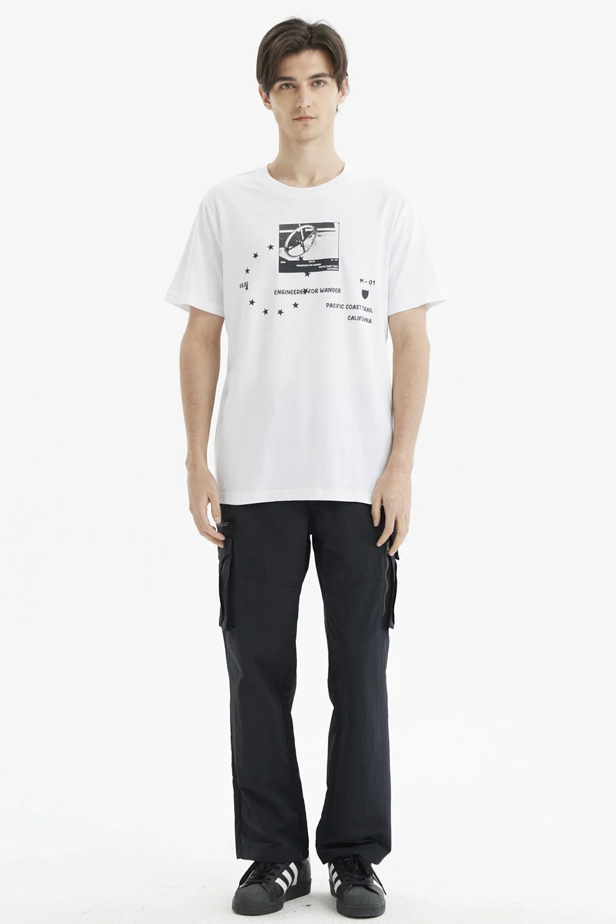 Polera Hombre Oversize Blanco - Image 4