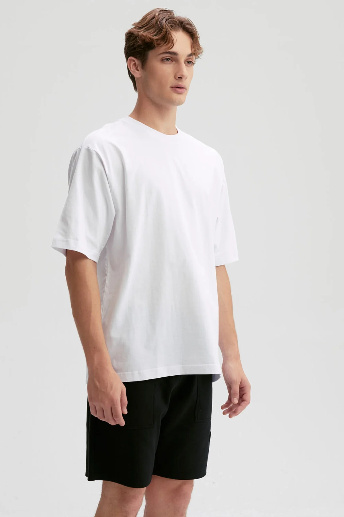 Polera Hombre Oversize Blanco - Image 2