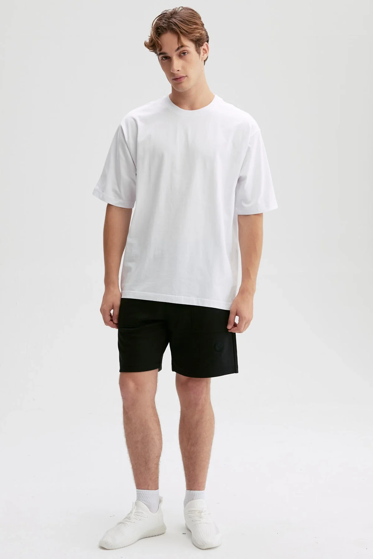 Polera Hombre Oversize Blanco - Image 4