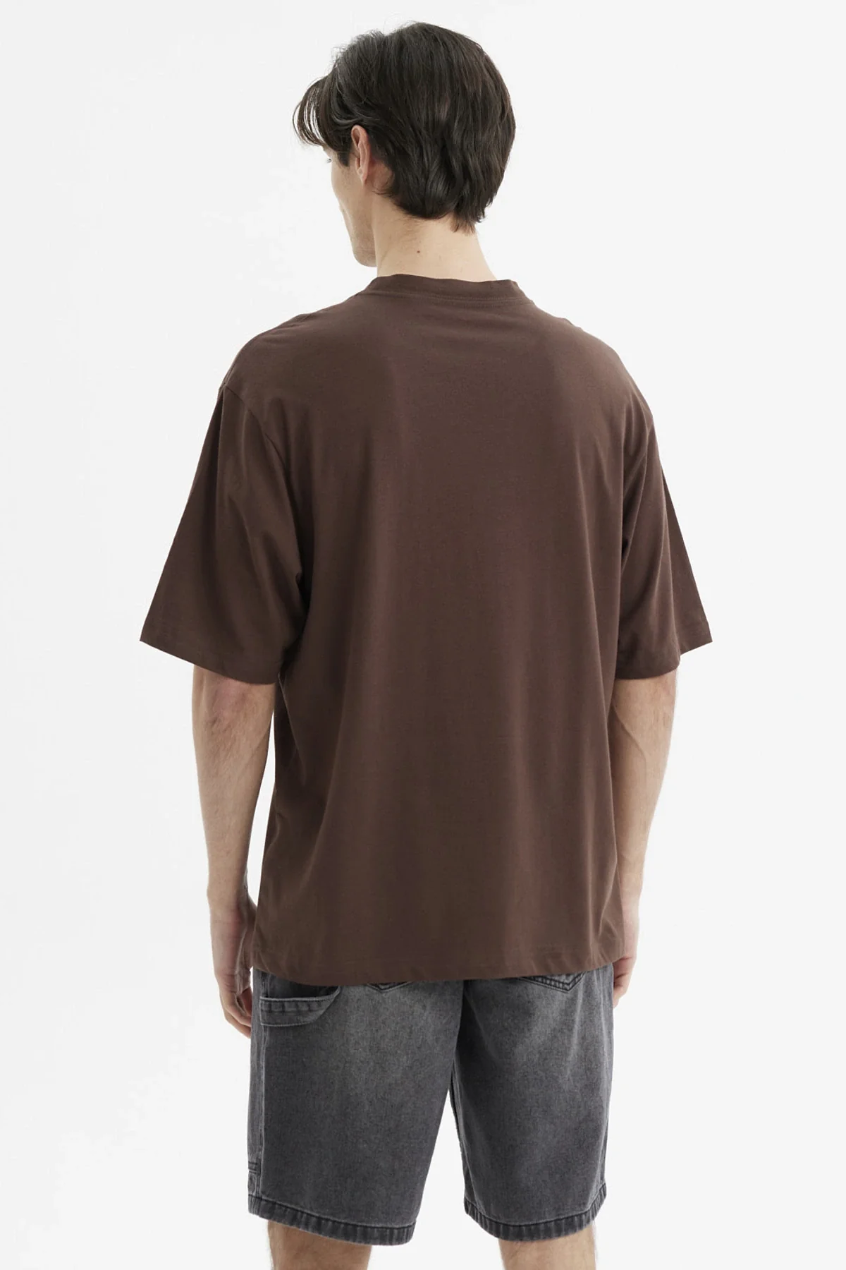 Polera Hombre Oversize Brooklyn Chocolate - Image 3