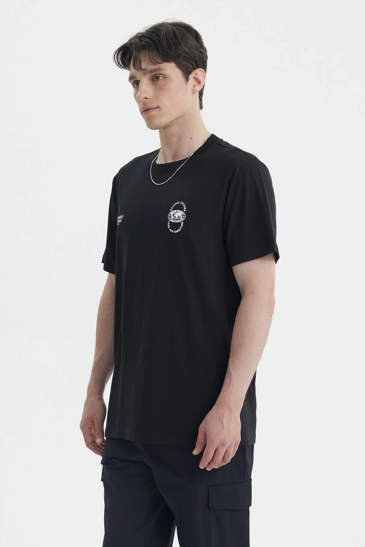 Polera Hombre Oversize Negro - Image 3