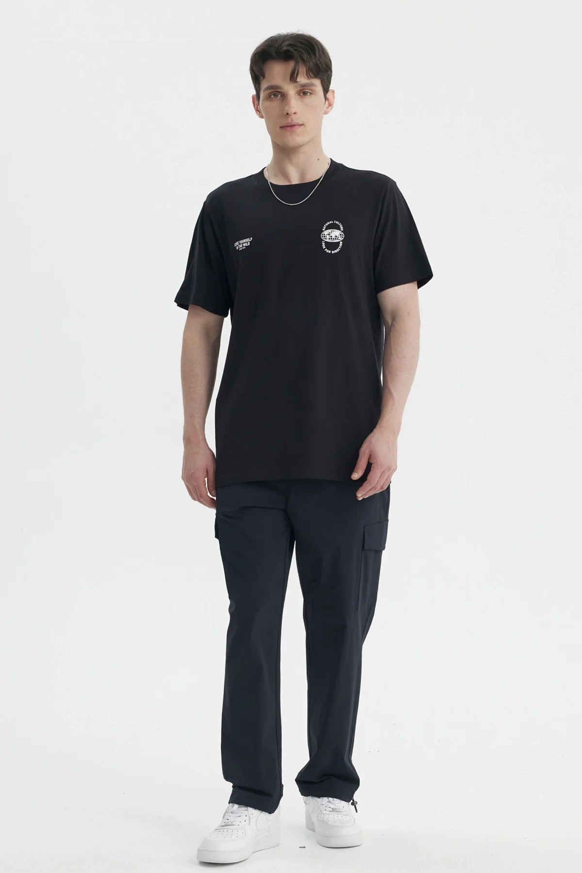 Polera Hombre Oversize Negro - Image 4