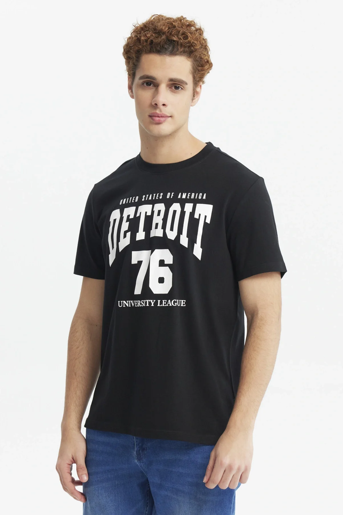 Polera Hombre Oversize Negro - Image 2