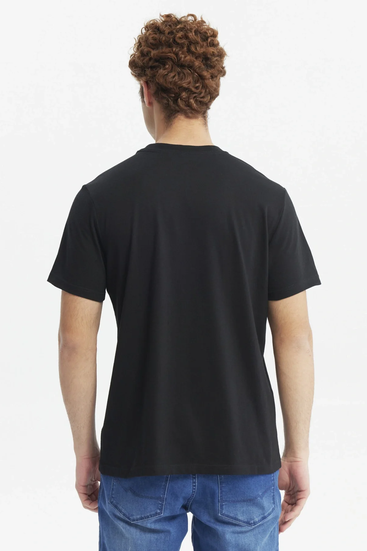 Polera Hombre Oversize Negro - Image 3