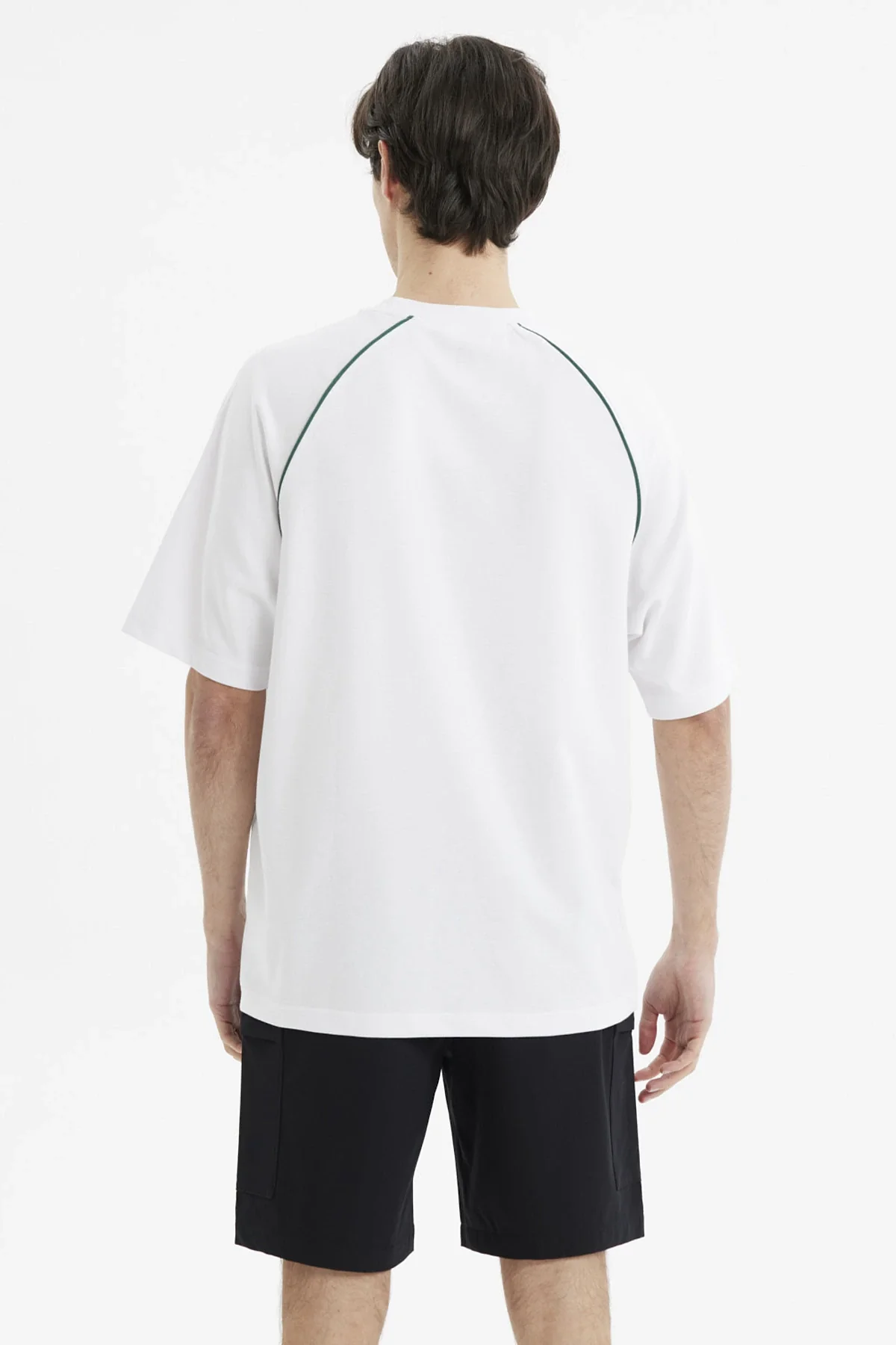 Polera Hombre Oversize Print Blanco - Image 2