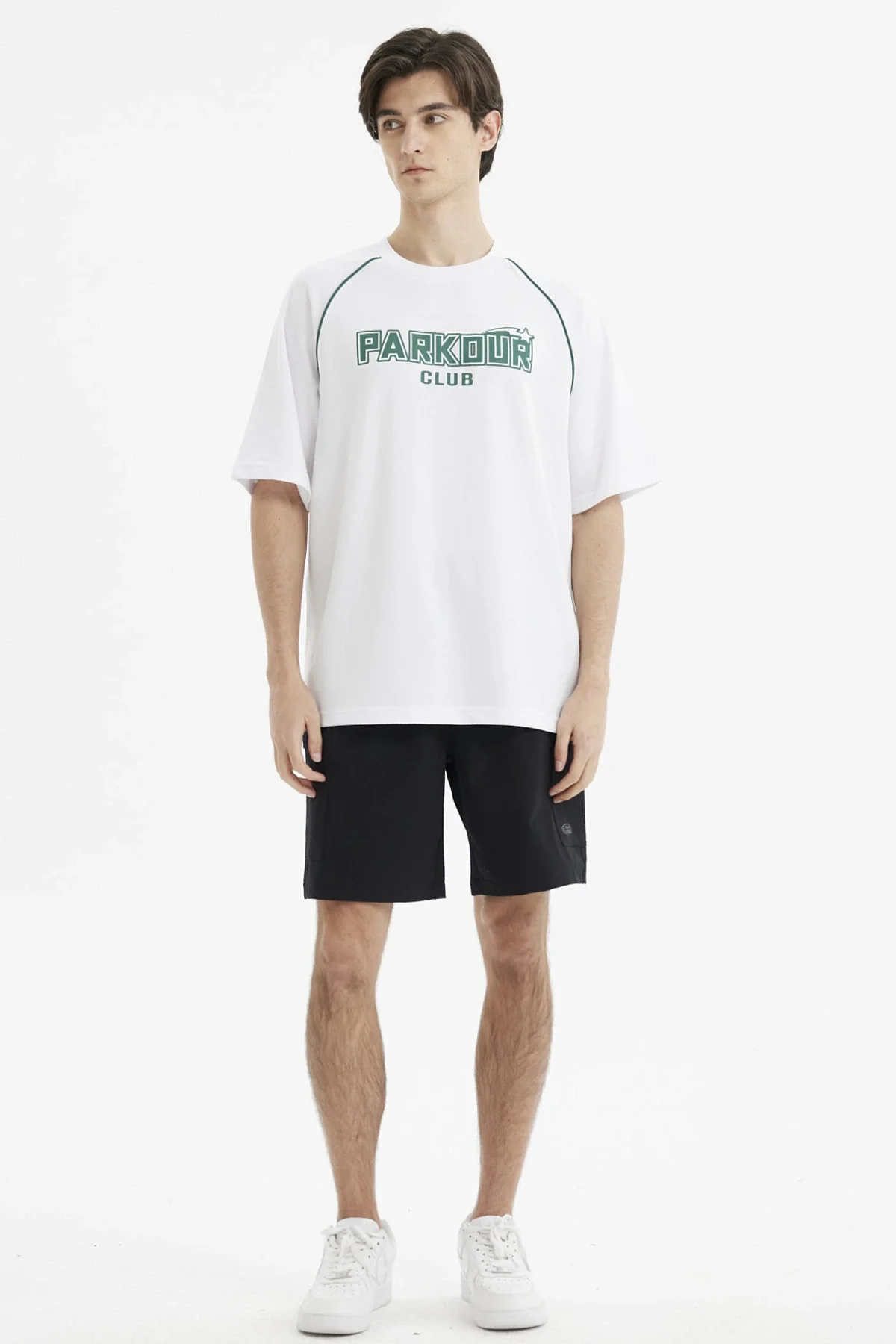 Polera Hombre Oversize Print Blanco - Image 4