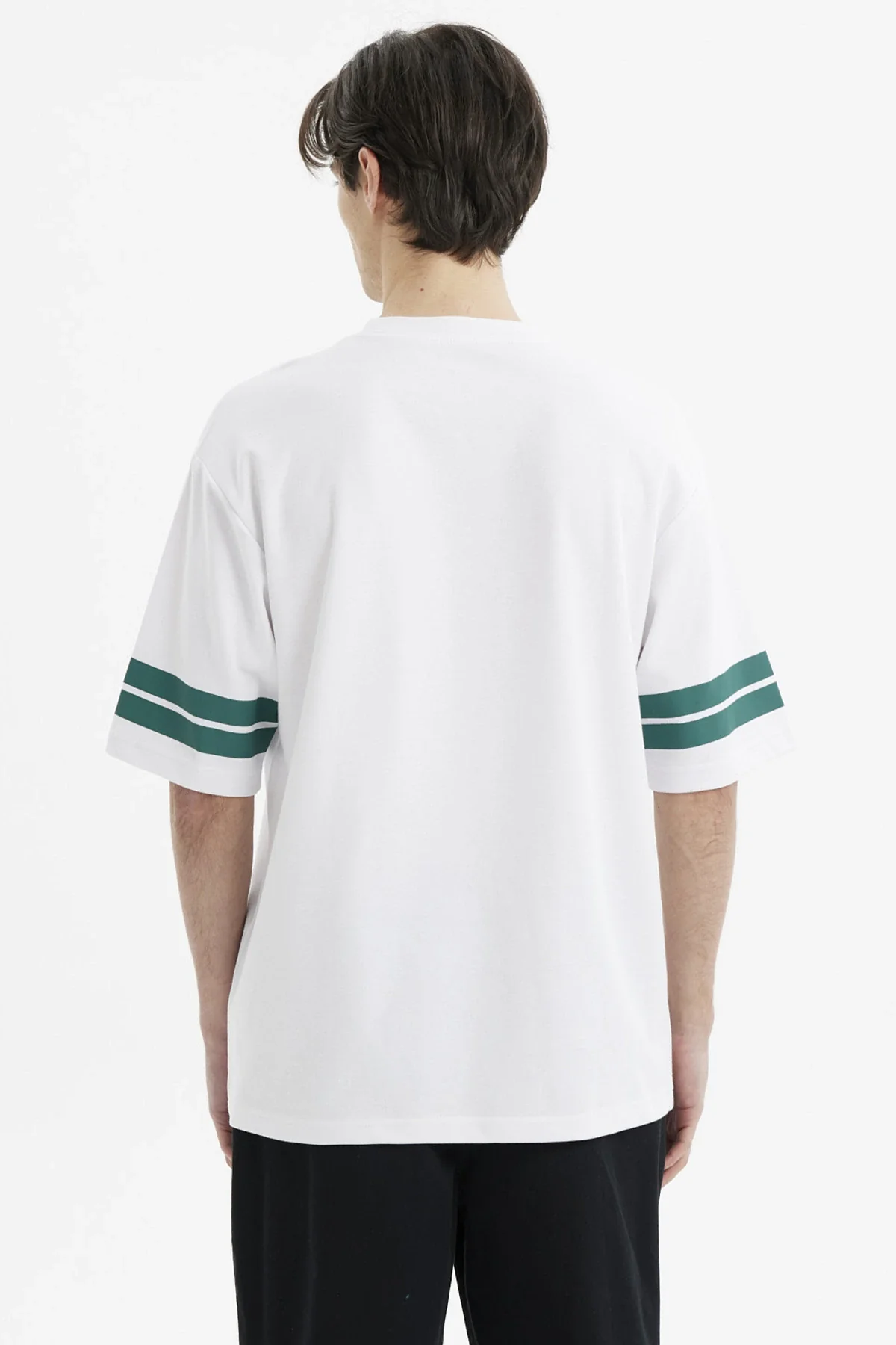 Polera Hombre Oversize Print Blanco - Image 2