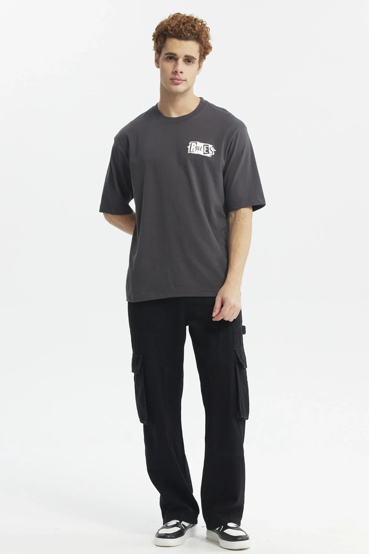 Polera Hombre Oversize Print Marengo - Image 3