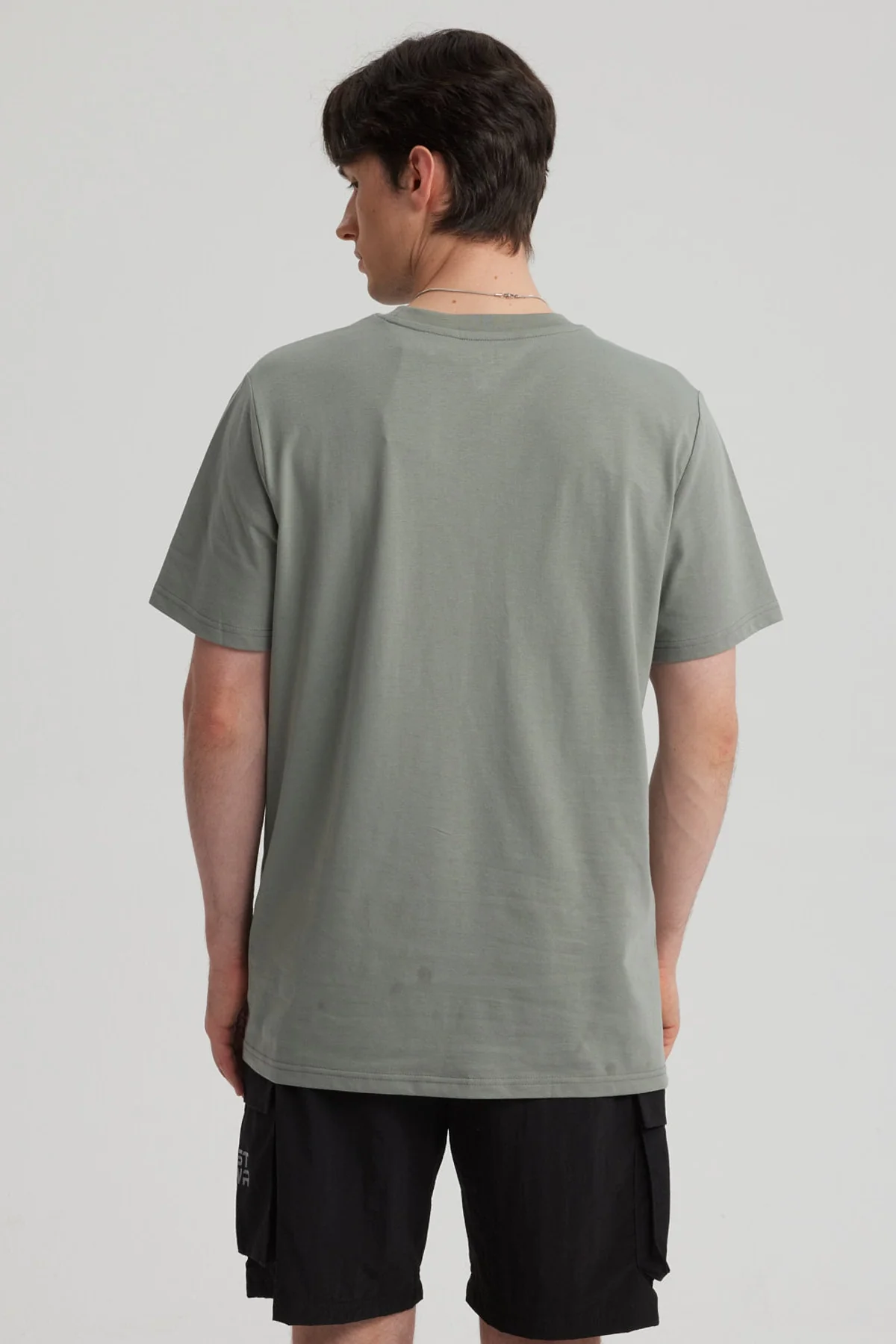 Polera Hombre Oversize Print Verde - Image 3