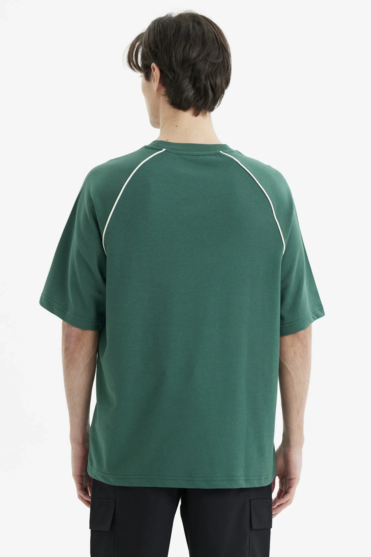 Polera Hombre Oversize Print Verde - Image 3