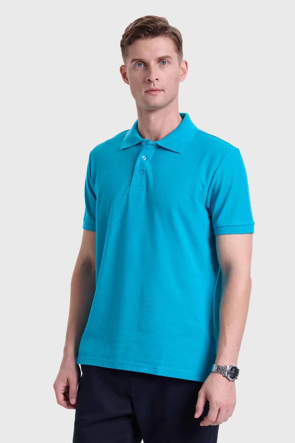 Polera Hombre Piqué Básica Calipso - Image 2