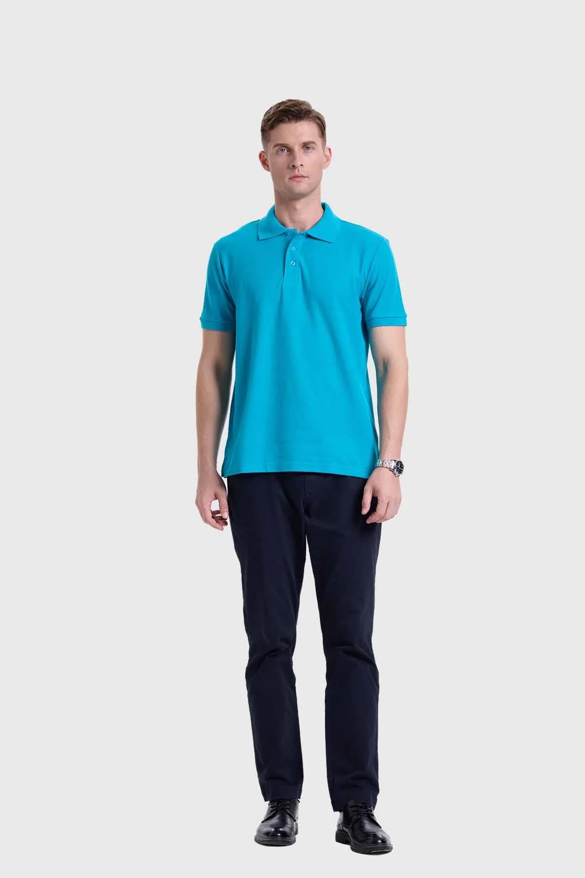 Polera Hombre Piqué Básica Calipso - Image 4