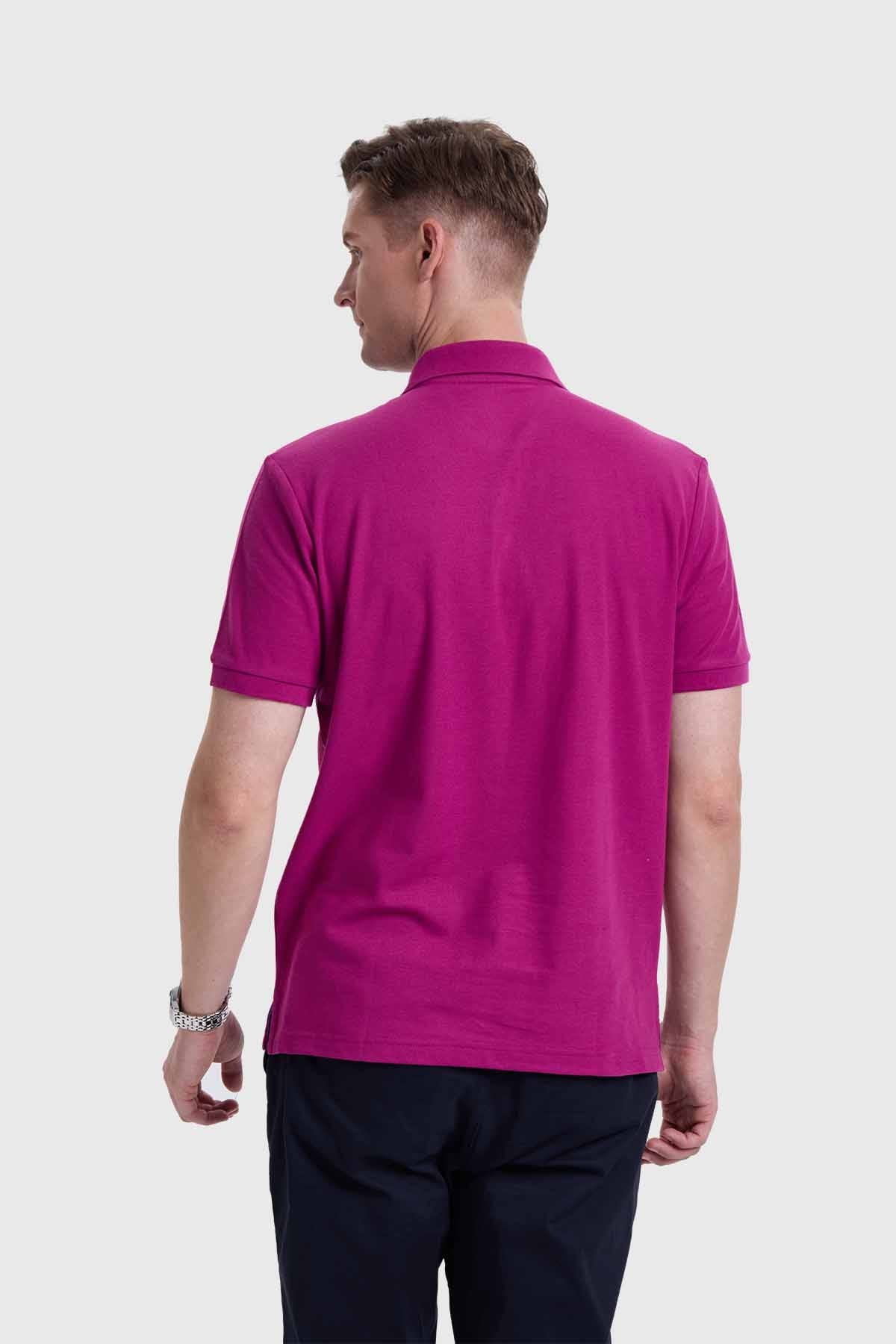Polera Hombre Piqué Violeta - Image 3
