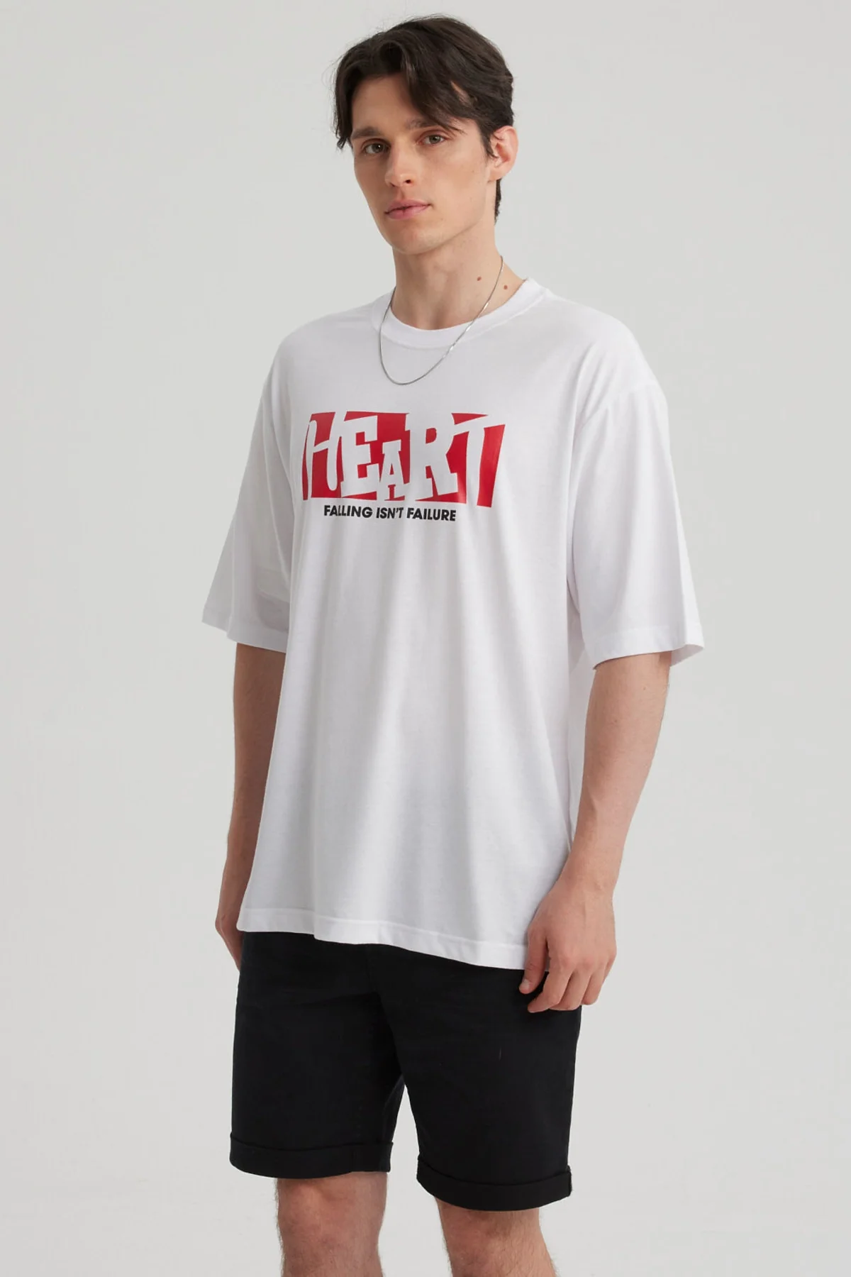 Polera Hombre Print Blanco - Image 2