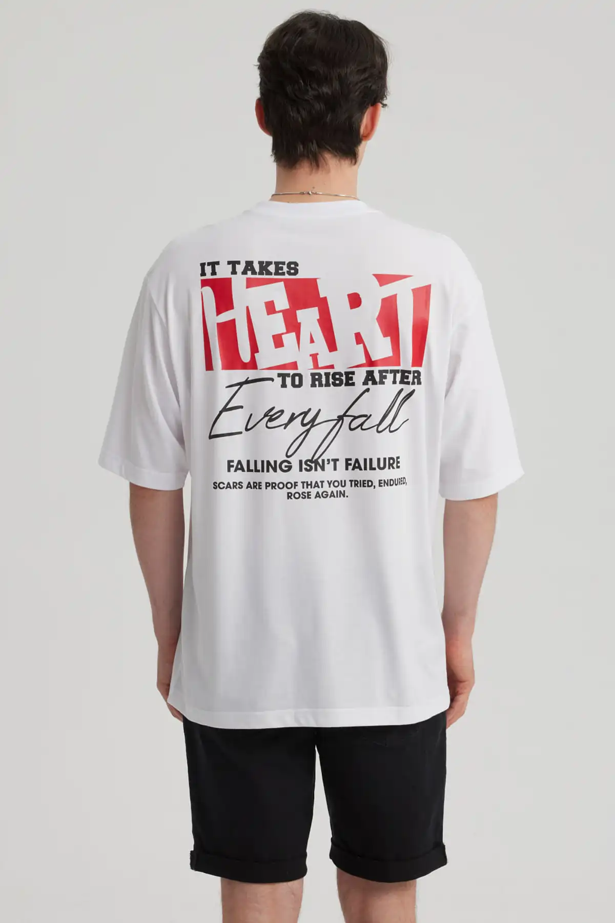Polera Hombre Print Blanco - Image 3